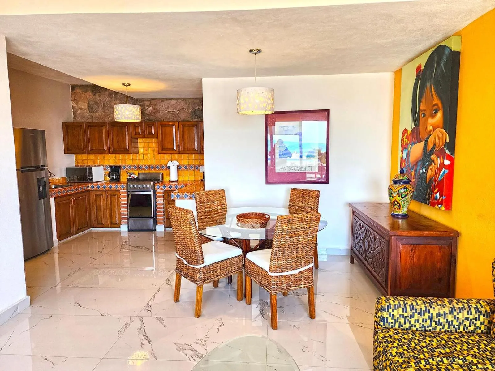 Dining area in Vallarta Shores Beach Hotel