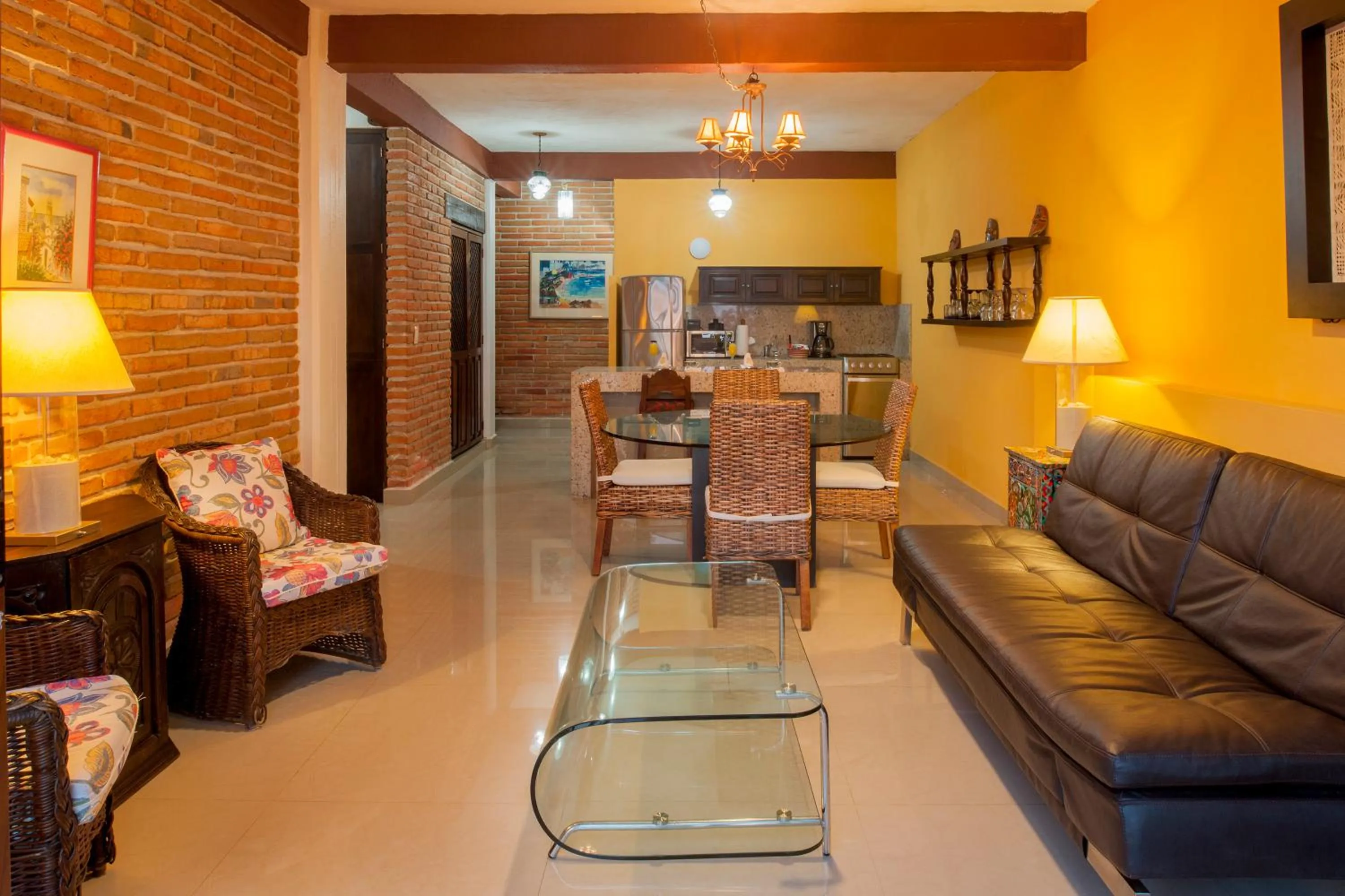 Living room in Vallarta Shores Beach Hotel