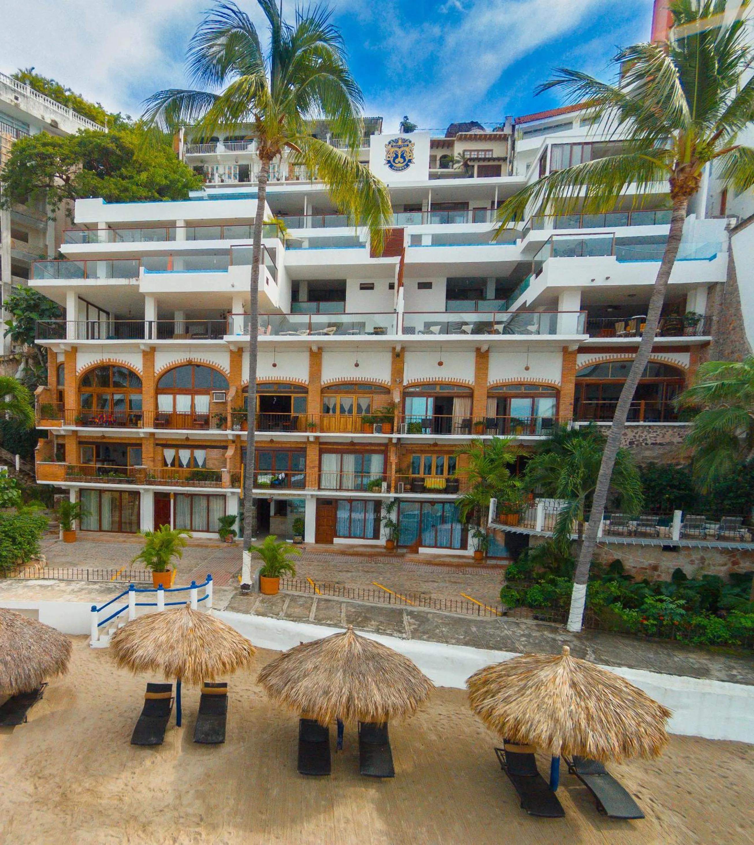 Facade/entrance in Vallarta Shores Beach Hotel