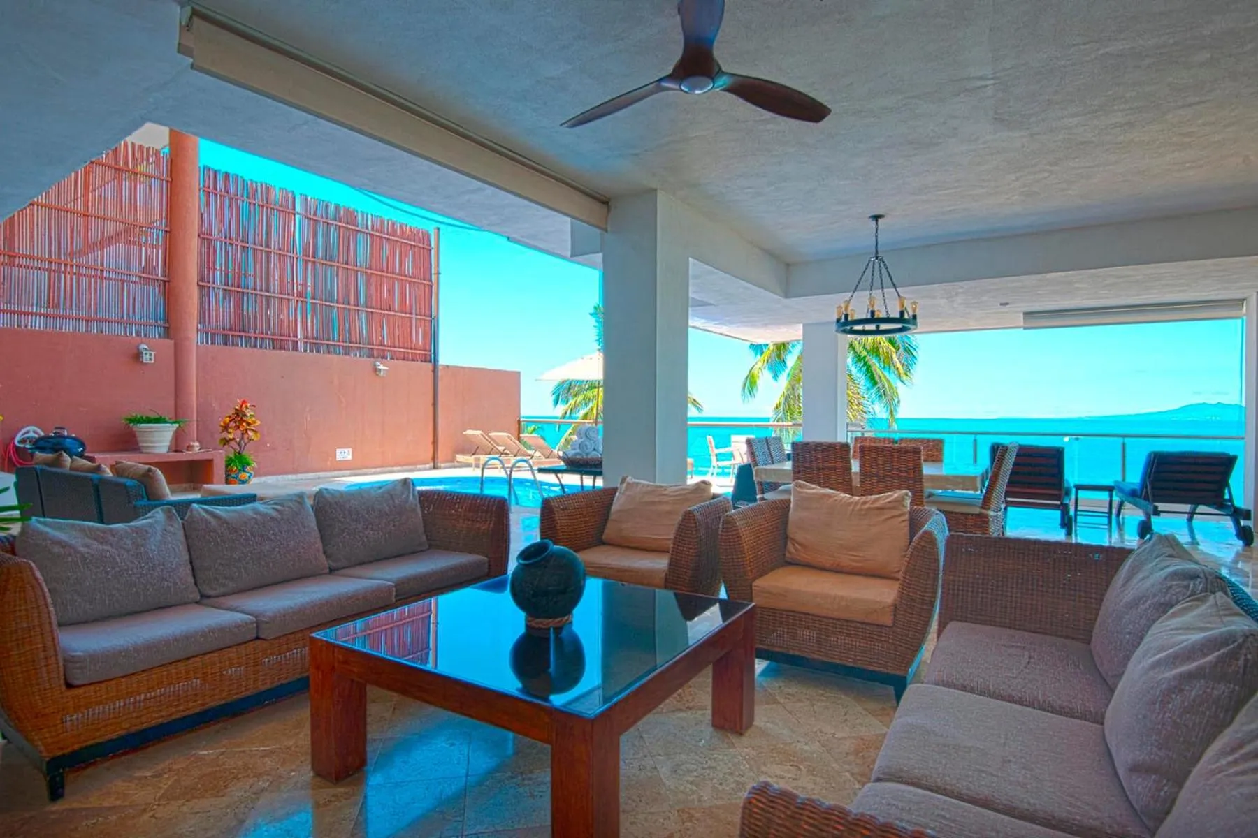 Living room in Vallarta Shores Beach Hotel