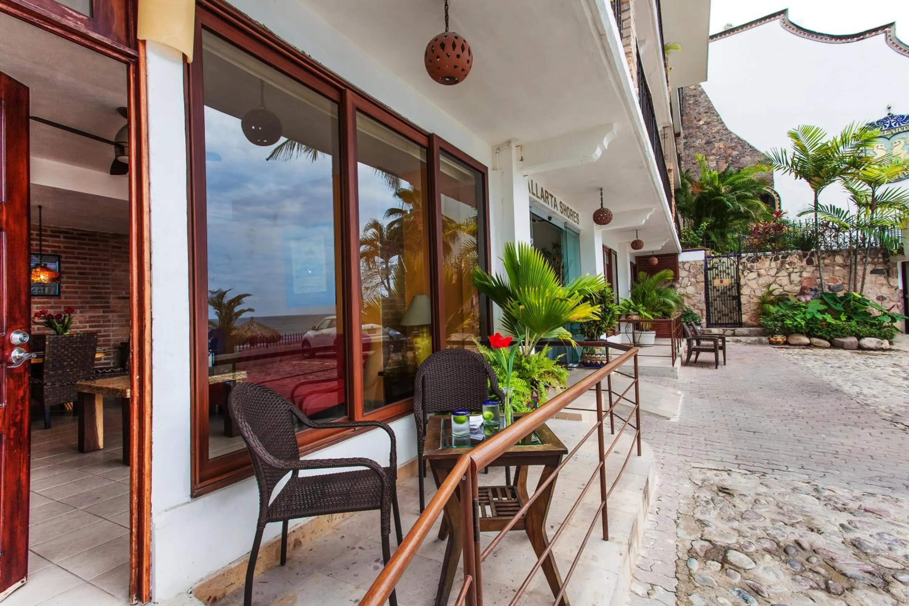 Patio in Vallarta Shores Beach Hotel