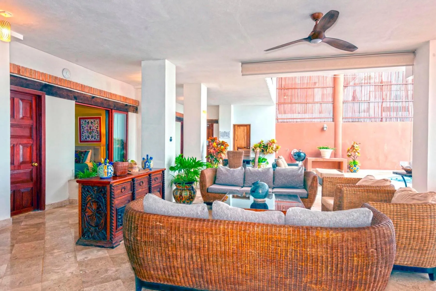 Living room in Vallarta Shores Beach Hotel