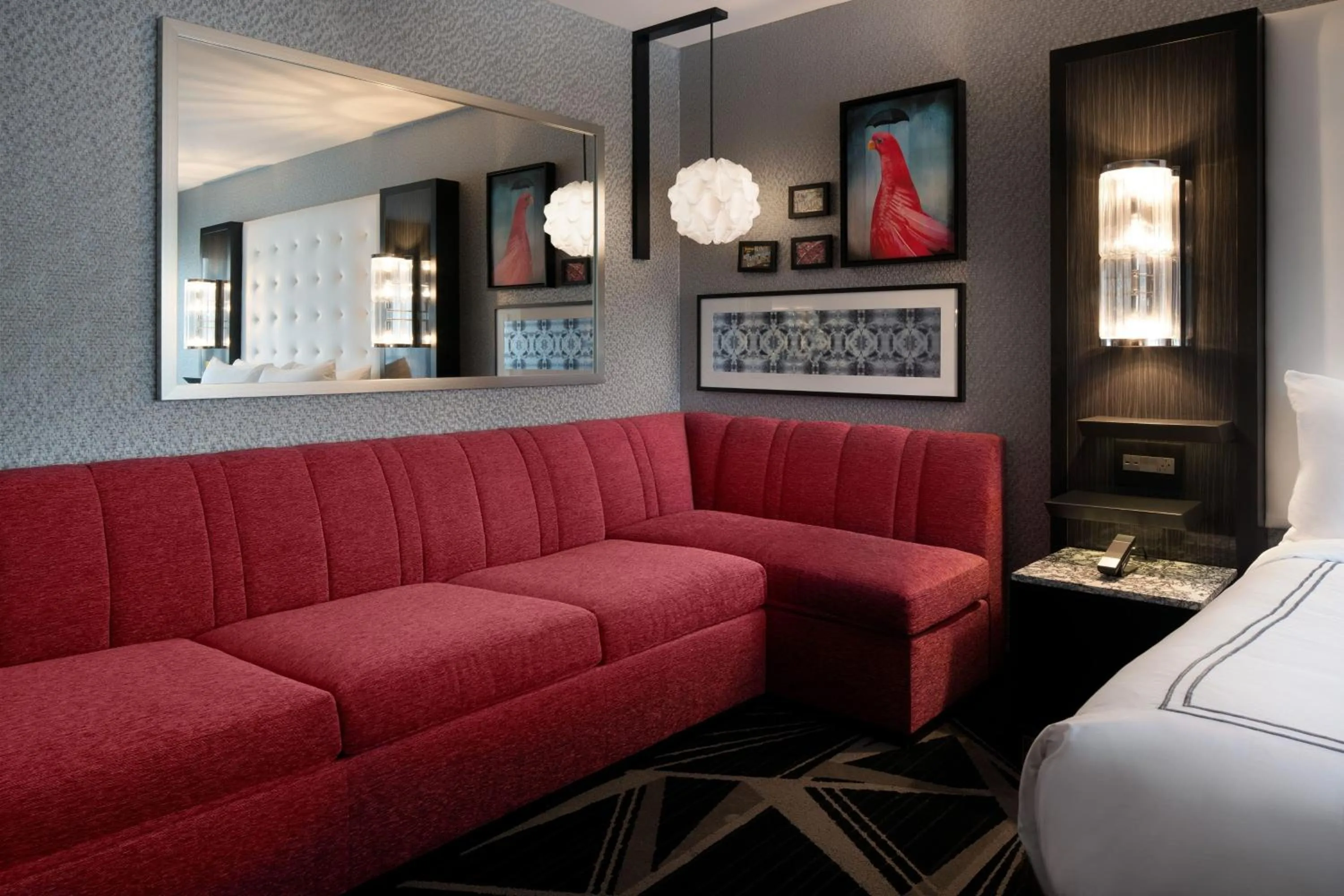 Photo of the whole room, Bed in The Clancy, Autograph Collection