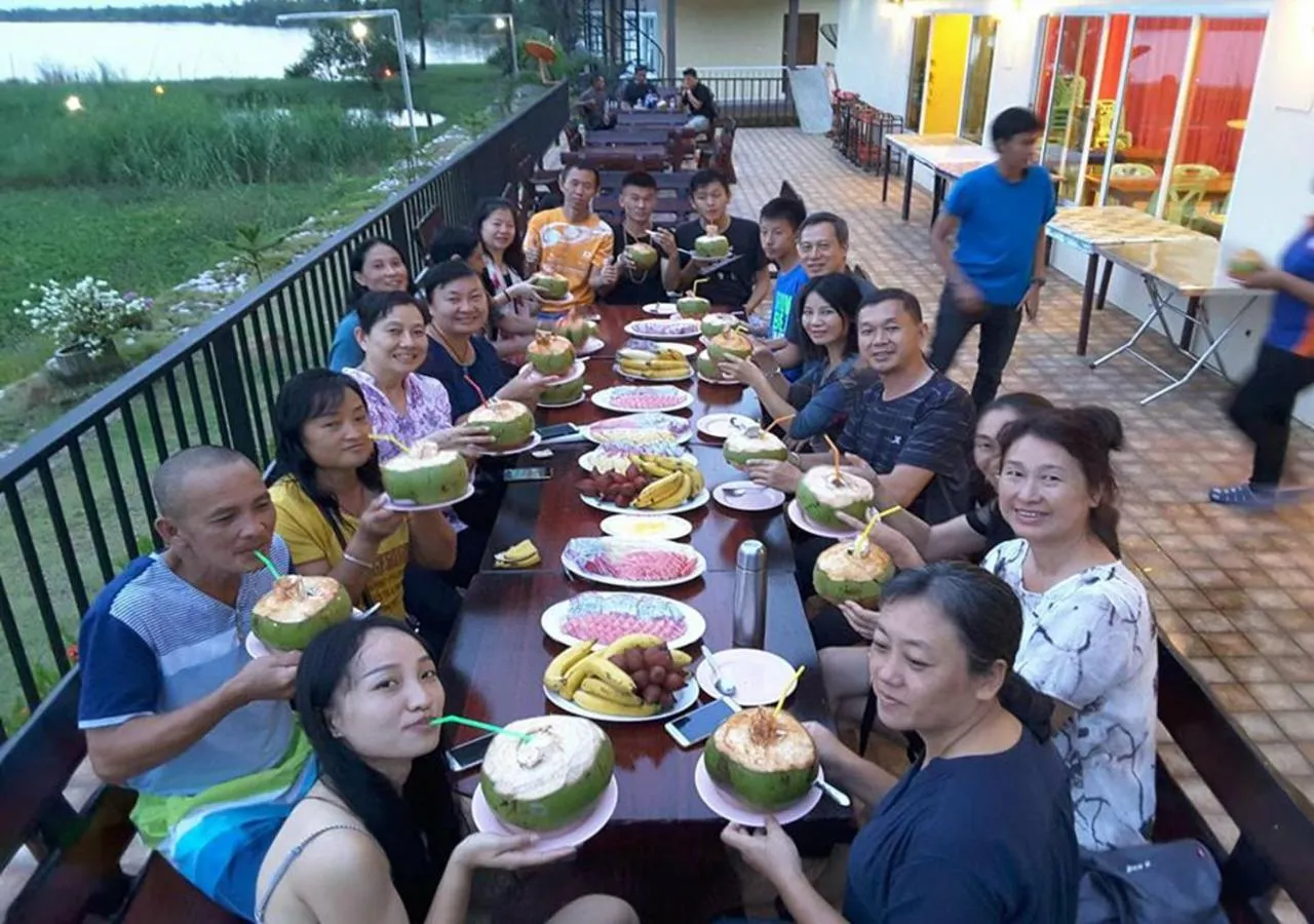 Living room in Hadthong Resort