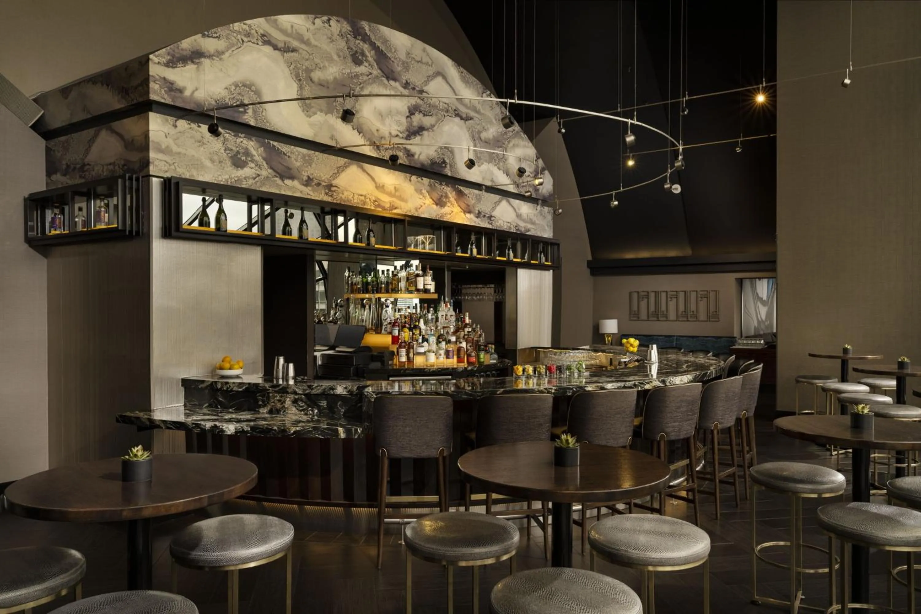 Lounge or bar in San Francisco Marriott Marquis Union Square