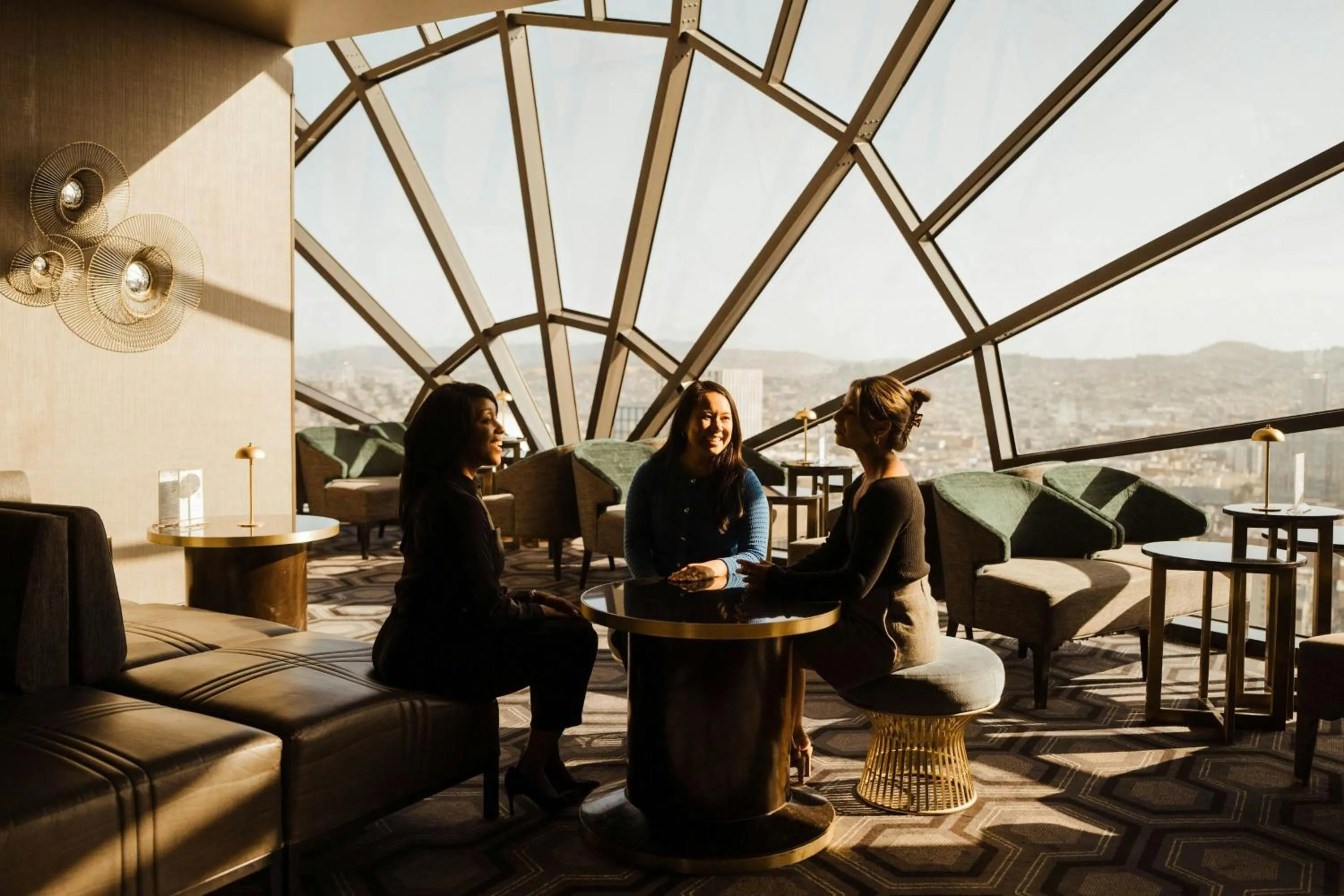 Lounge or bar in San Francisco Marriott Marquis Union Square