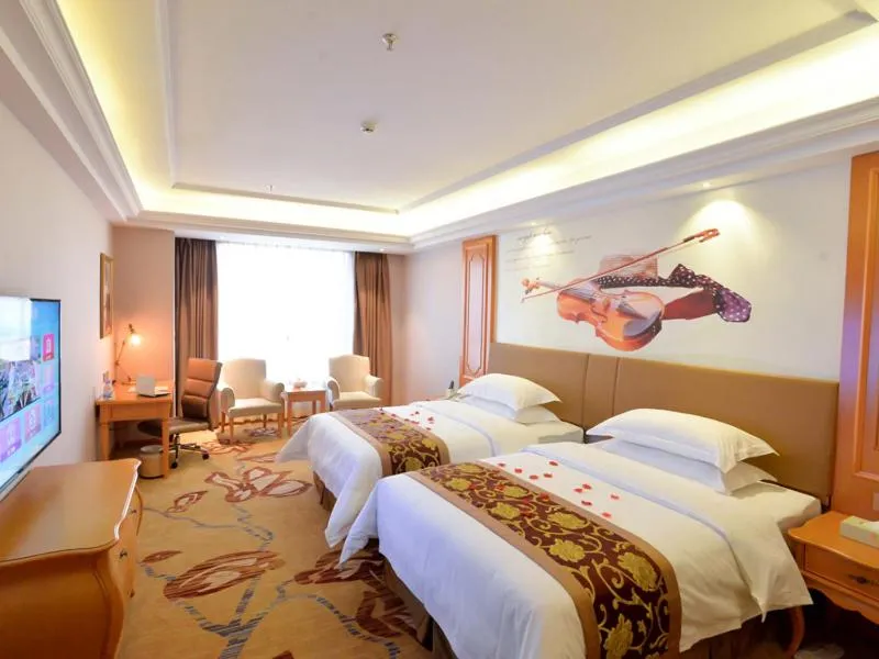 Bed in Vienna Hotel Shantou Chaoyang Mianxi Road