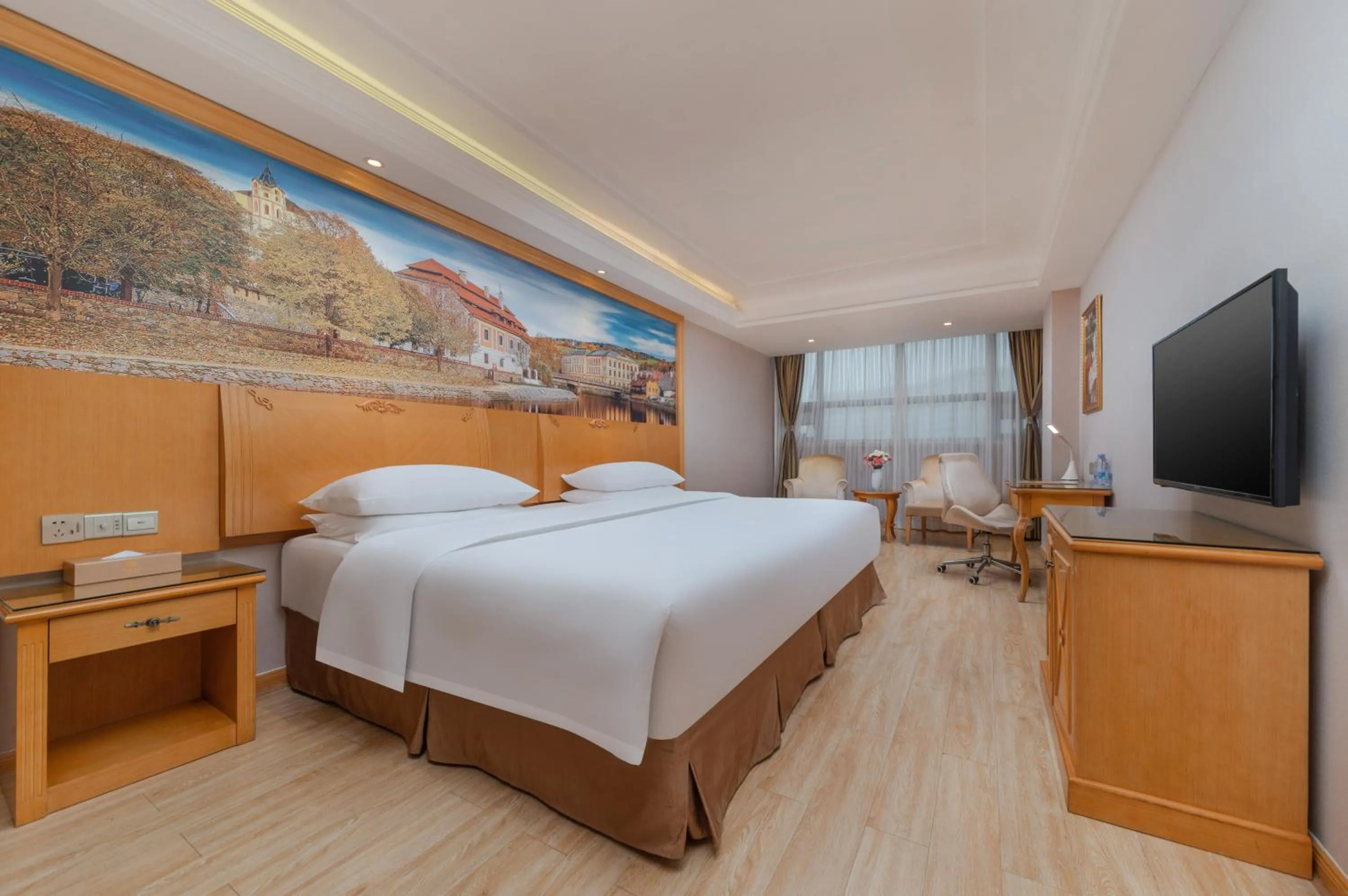 Bedroom, Bed in Vienna Hotel Shenzhen Fuyong Subway Station