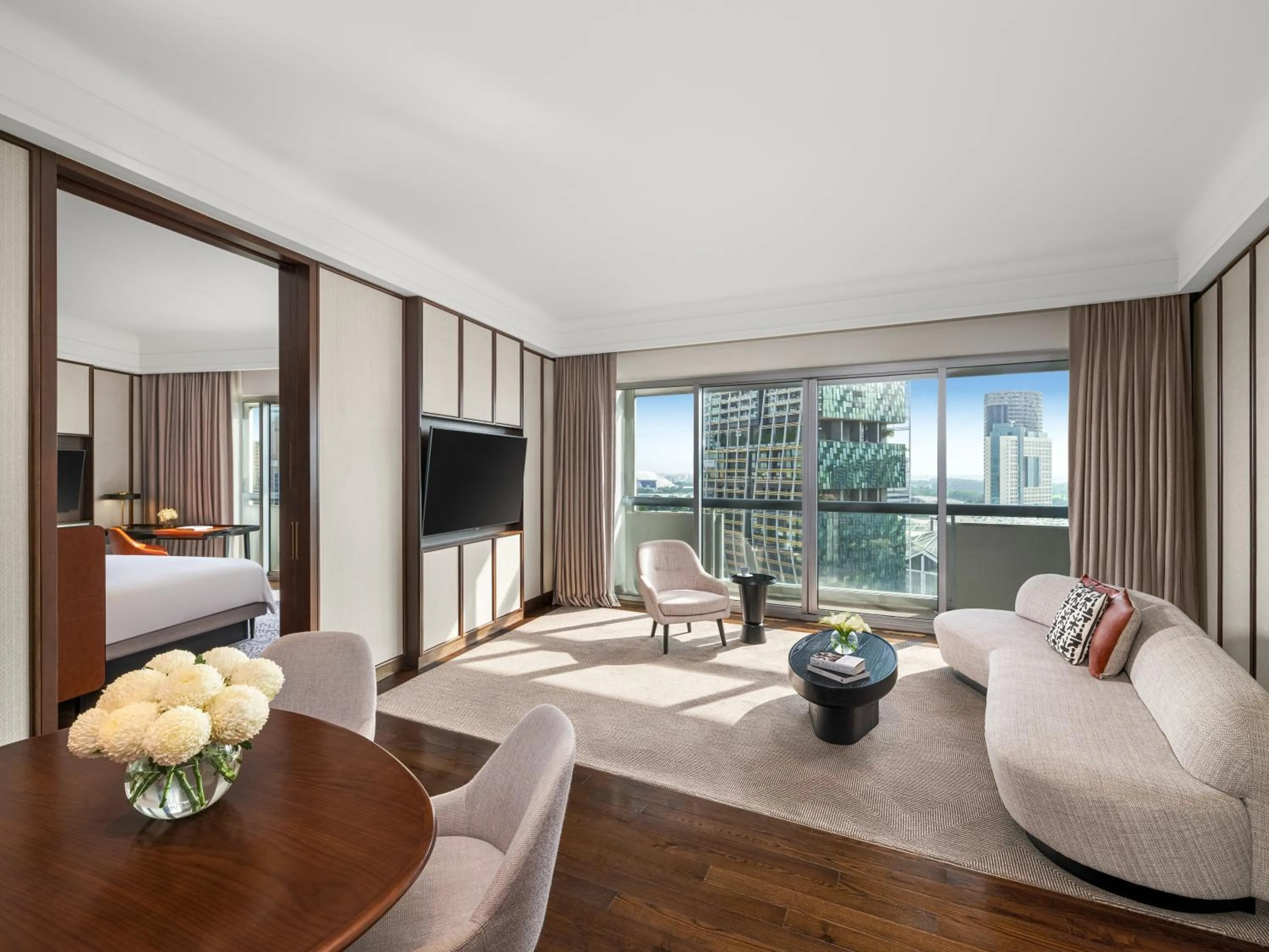 Living room in Fairmont Singapore