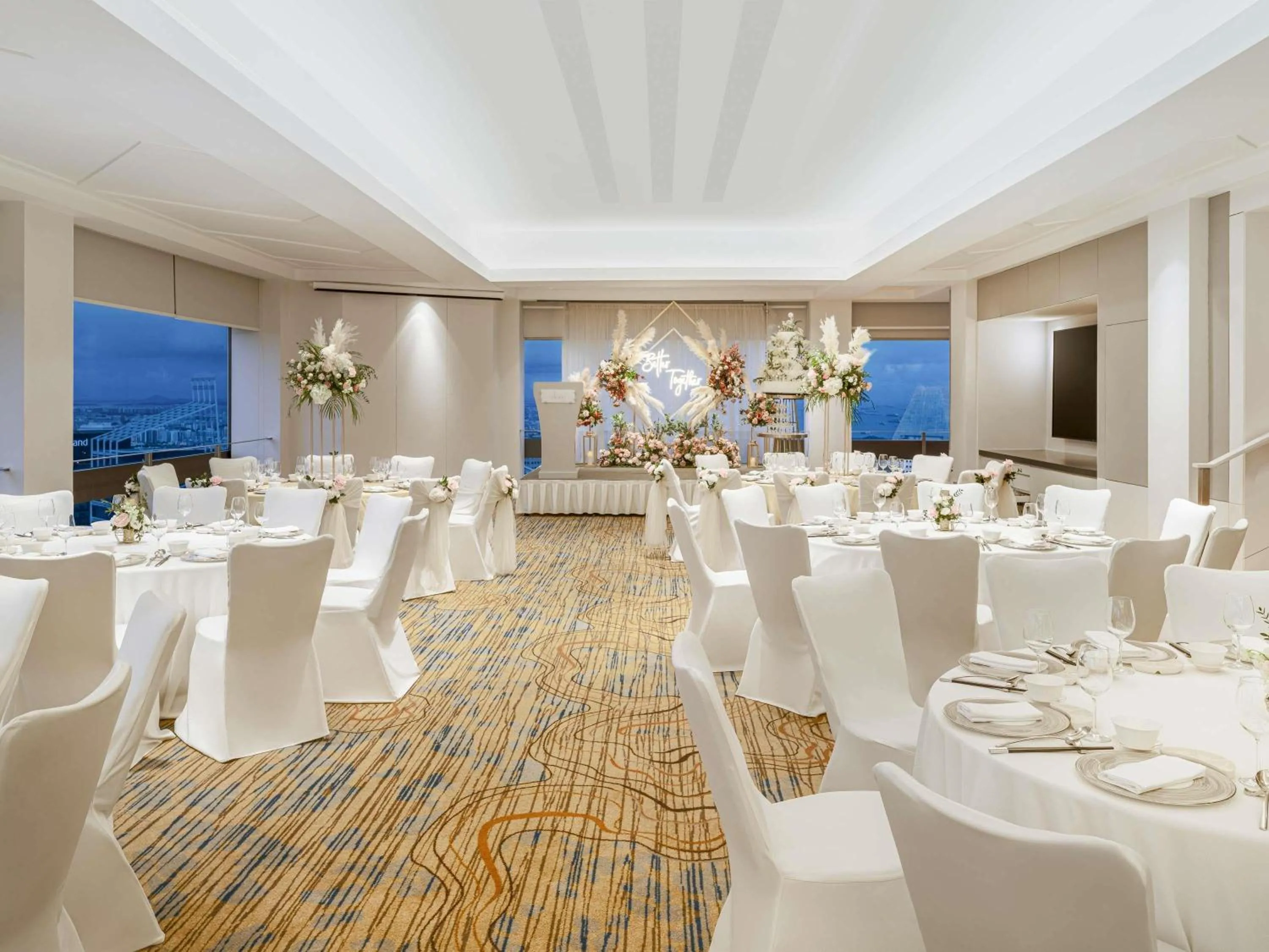 wedding in Fairmont Singapore