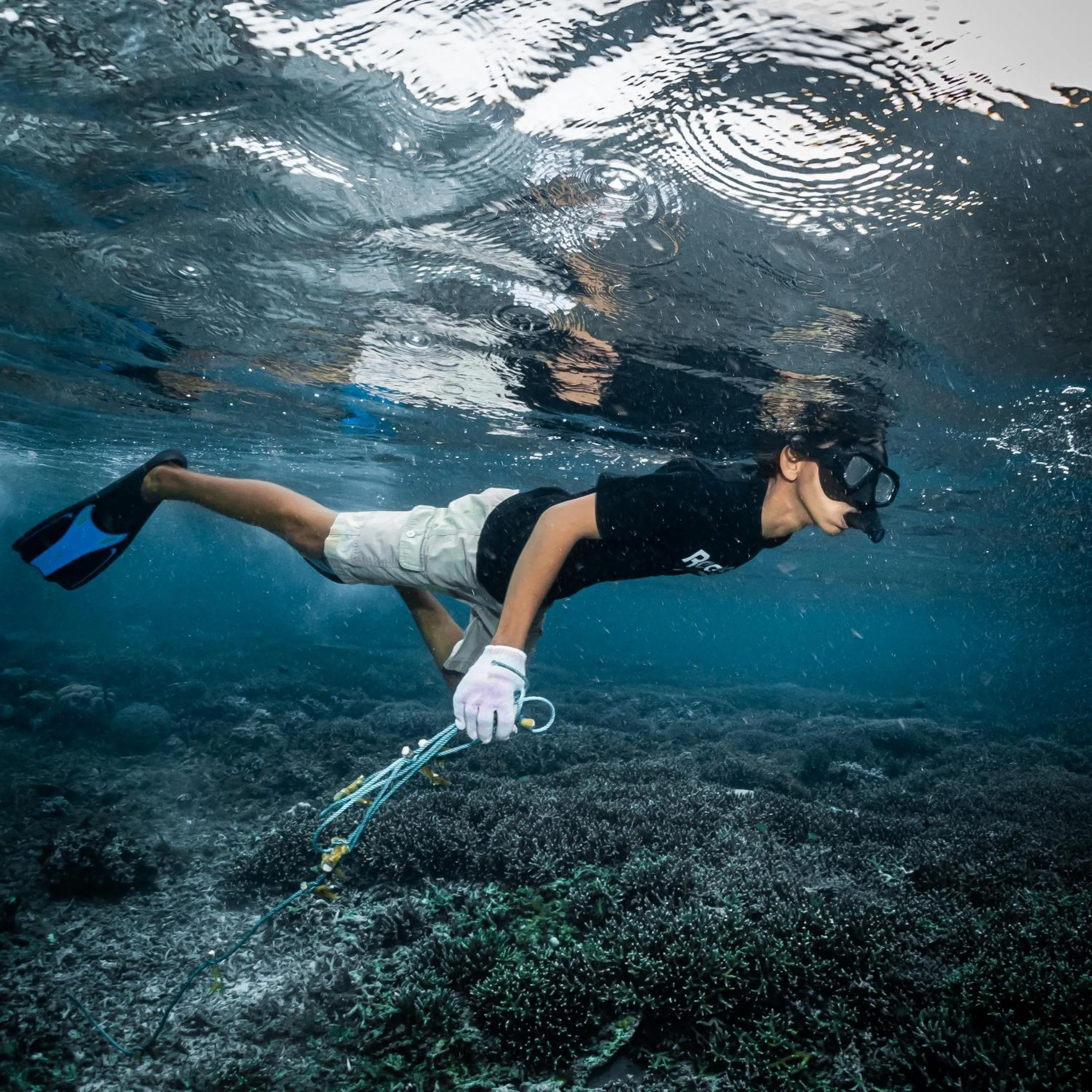 Snorkeling in Tevana House Reef