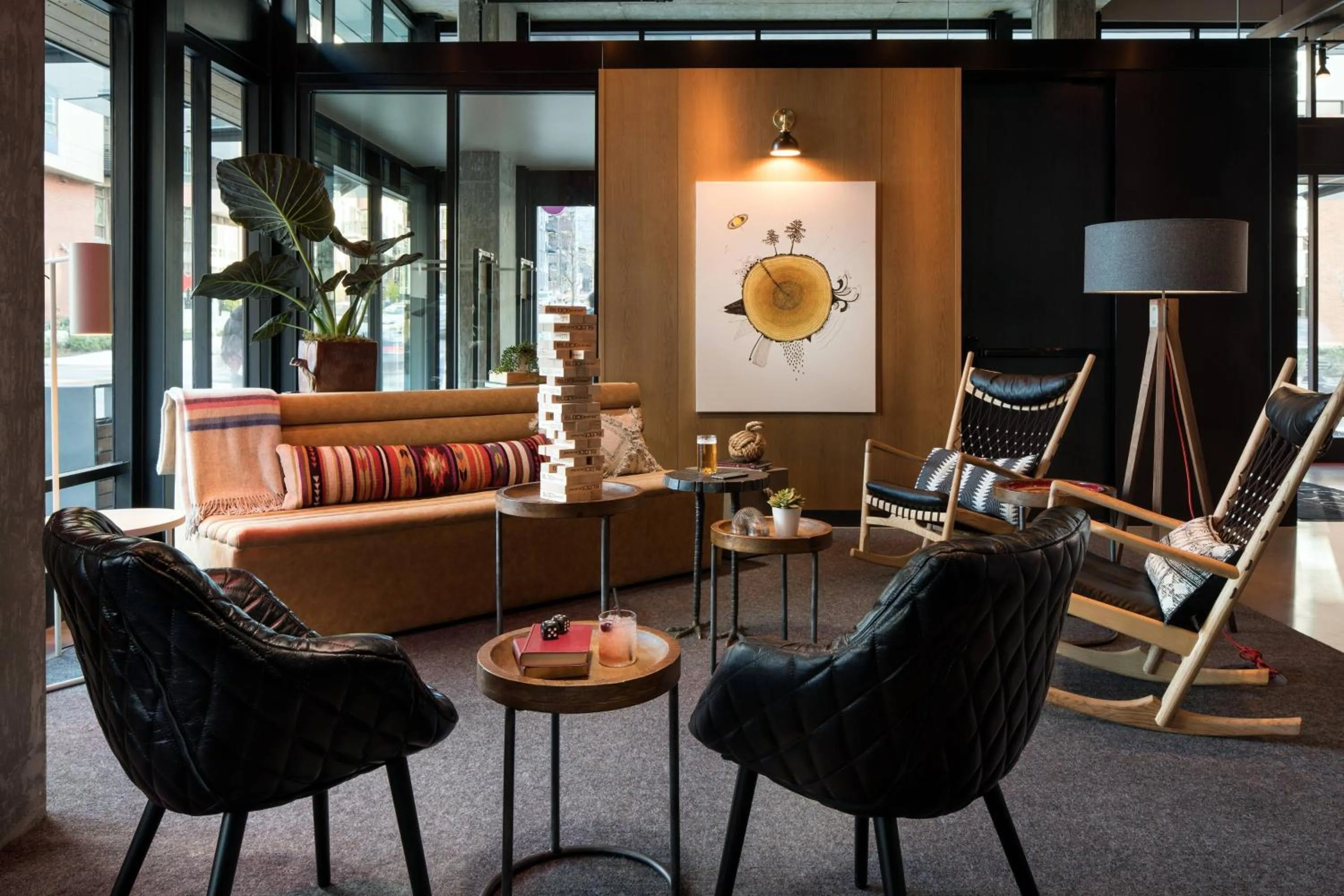Lobby or reception in MOXY Seattle Downtown