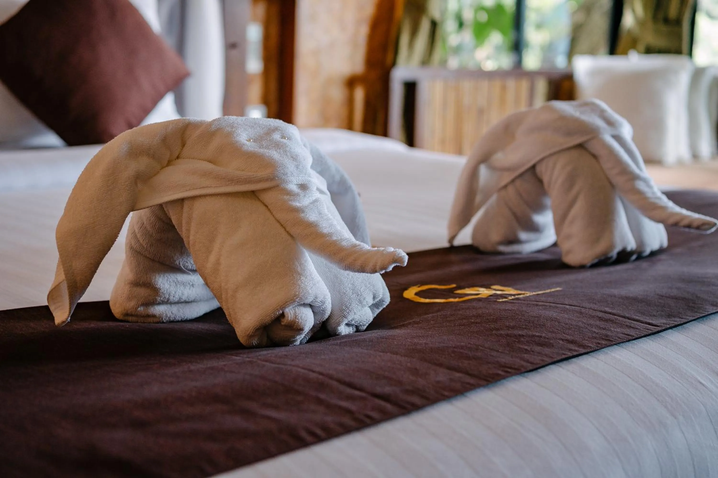 Bed in Railay Great View Resort