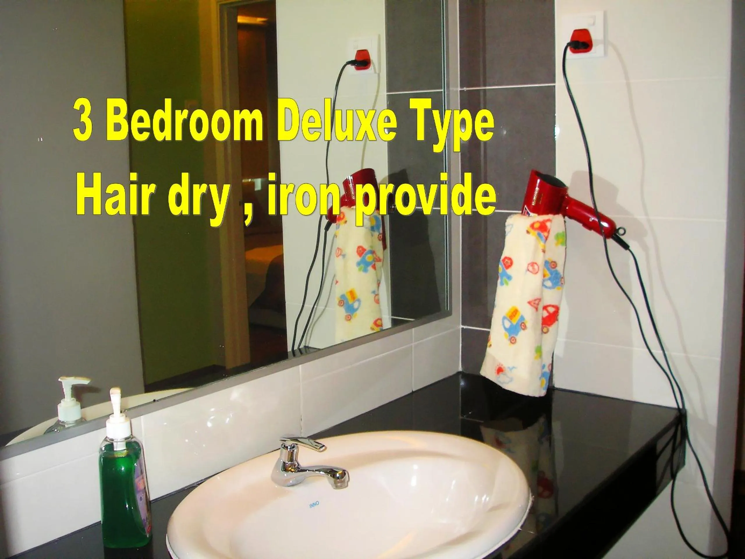 Text overlay in Malacca Hotel Apartment