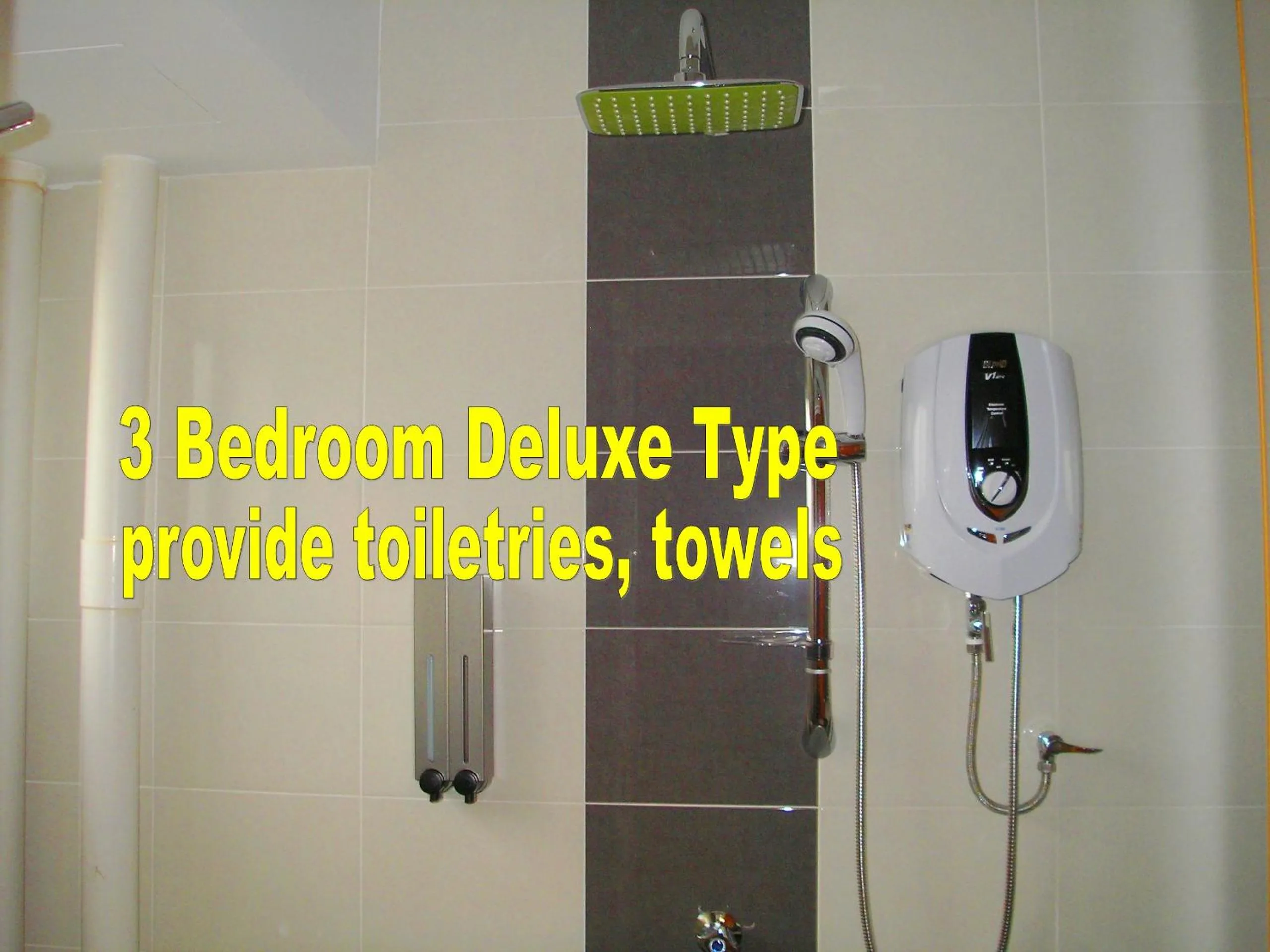 Text overlay in Malacca Hotel Apartment