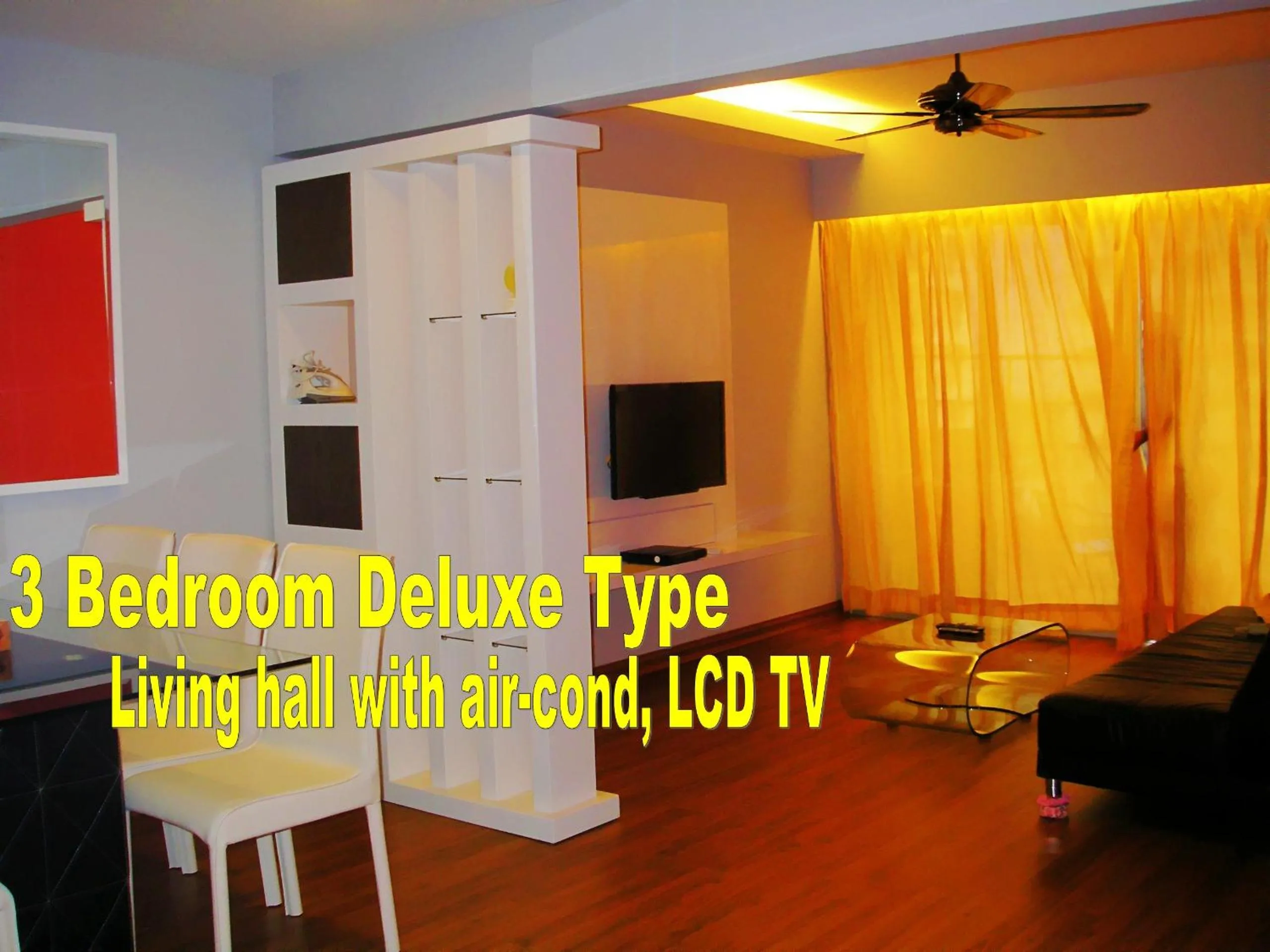 Text overlay in Malacca Hotel Apartment