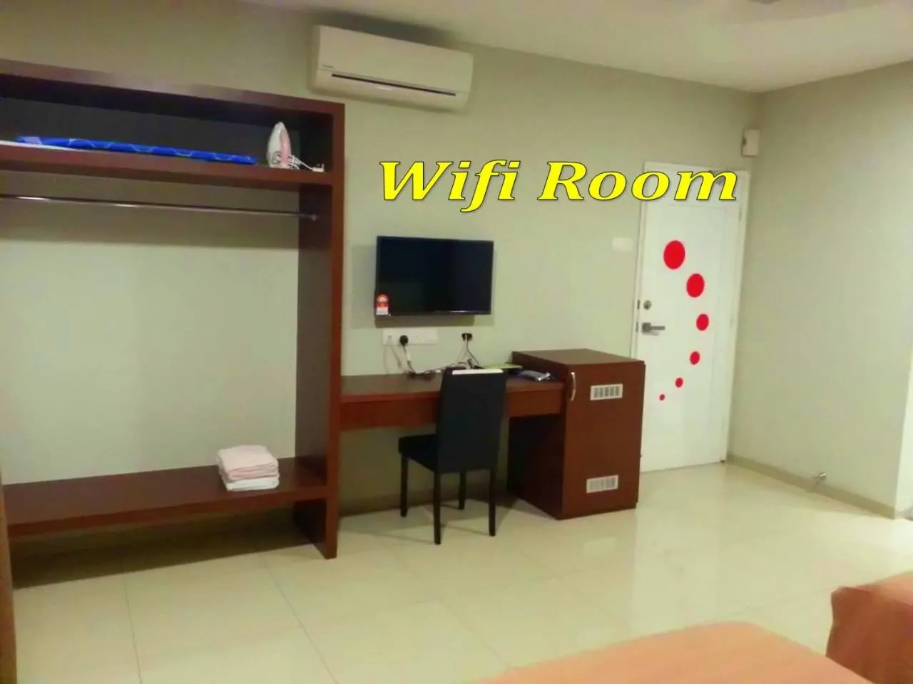 Text overlay in Malacca Hotel Apartment
