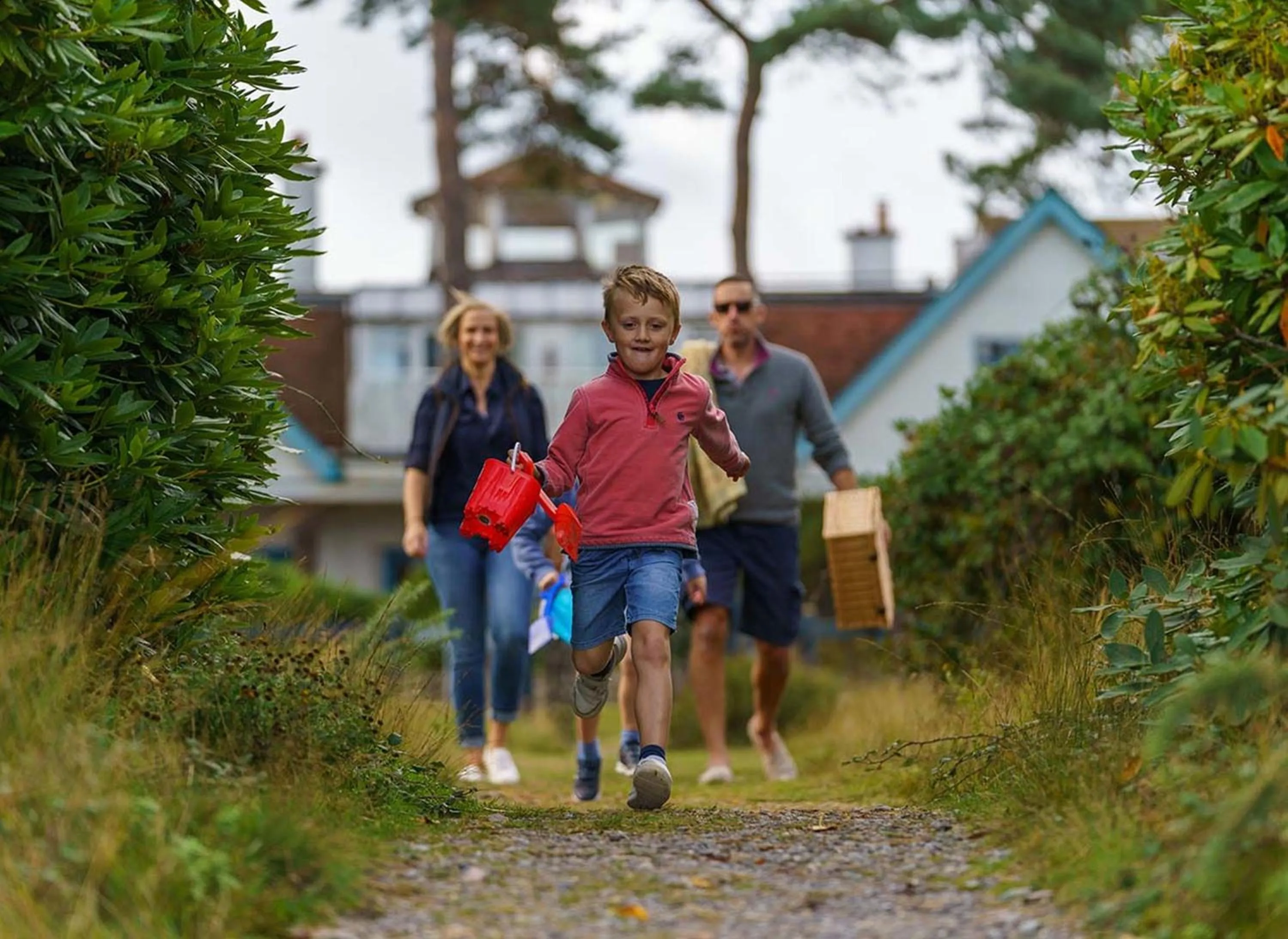 Family in Knoll House