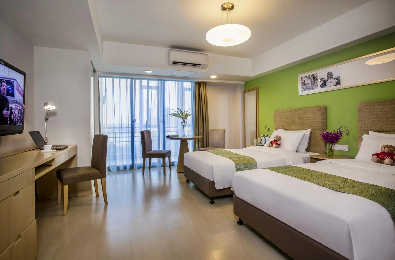 Photo of the whole room, Bed in Citadines Zhuankou Wuhan