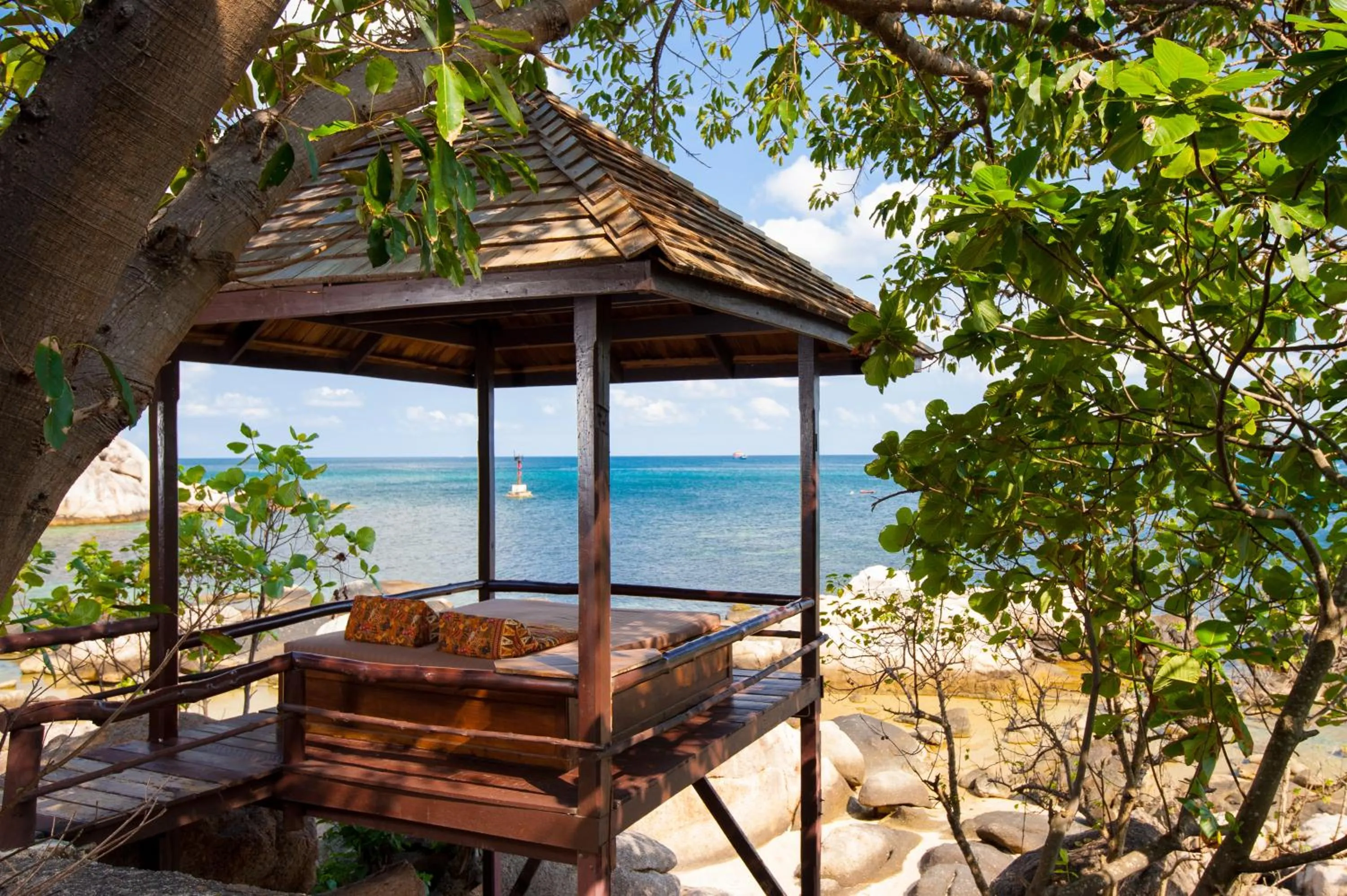 Seating area in Sensi Paradise Beach Resort