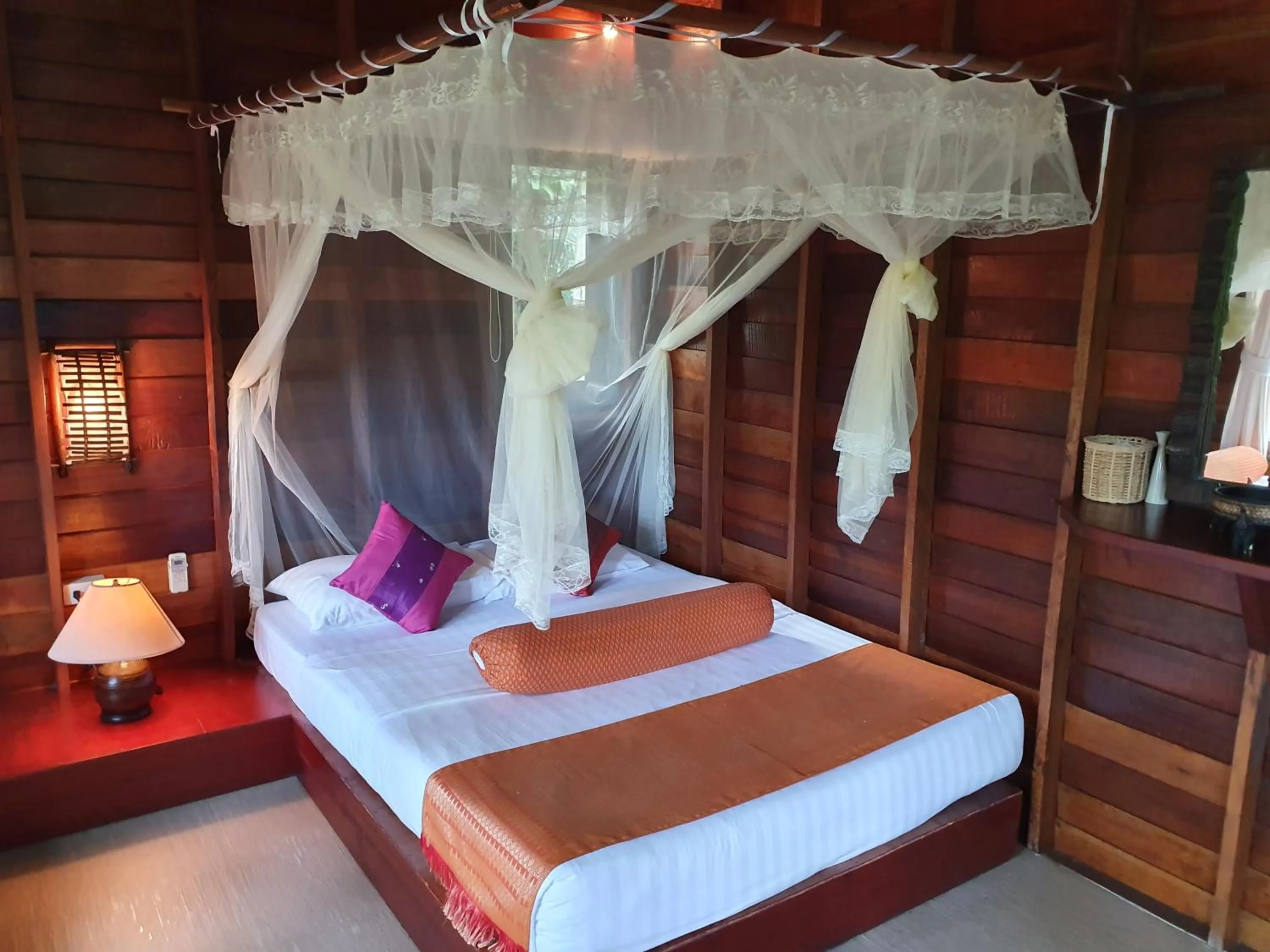 Bed in Sensi Paradise Beach Resort
