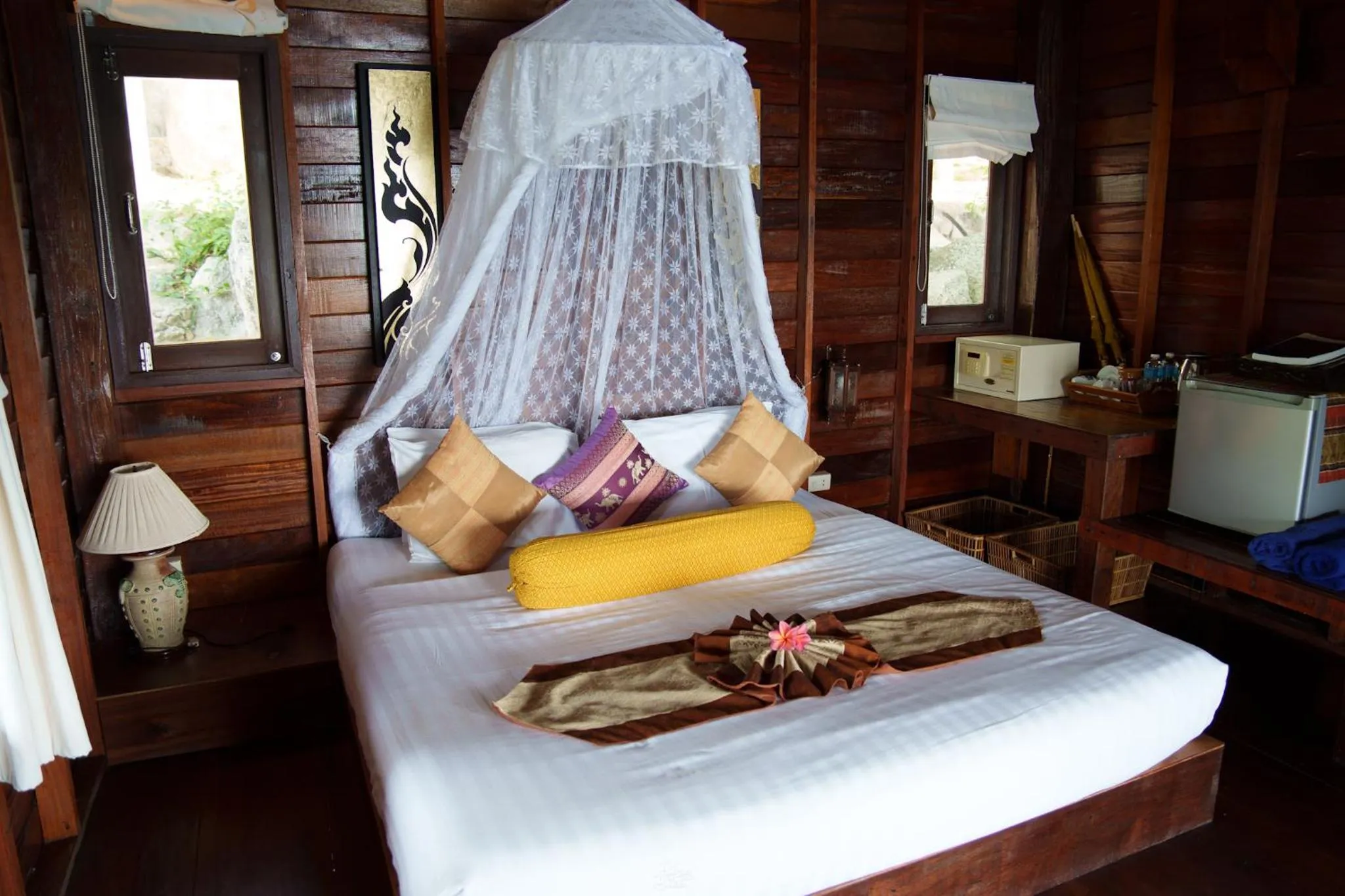 Bed in Sensi Paradise Beach Resort