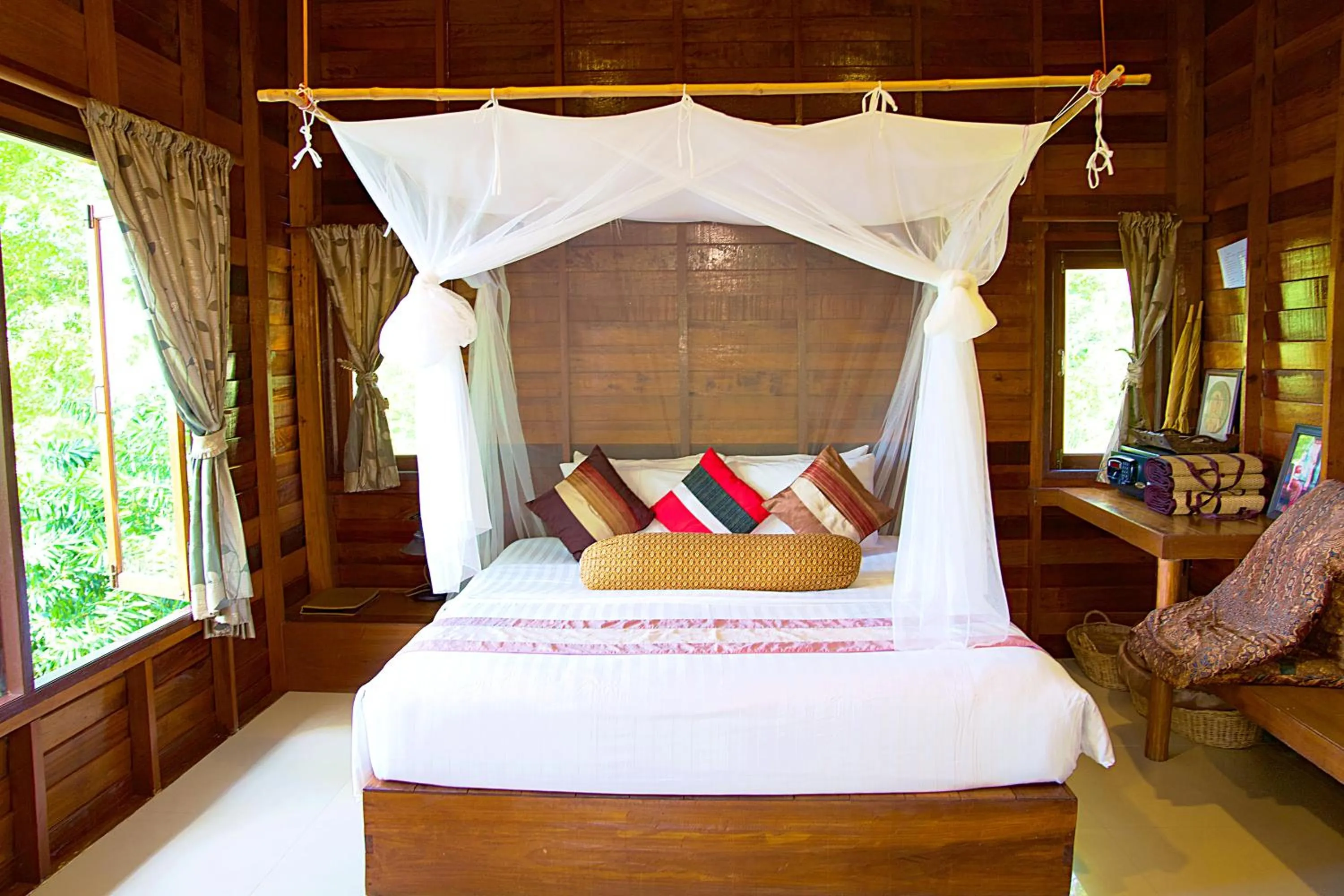 Bed in Sensi Paradise Beach Resort