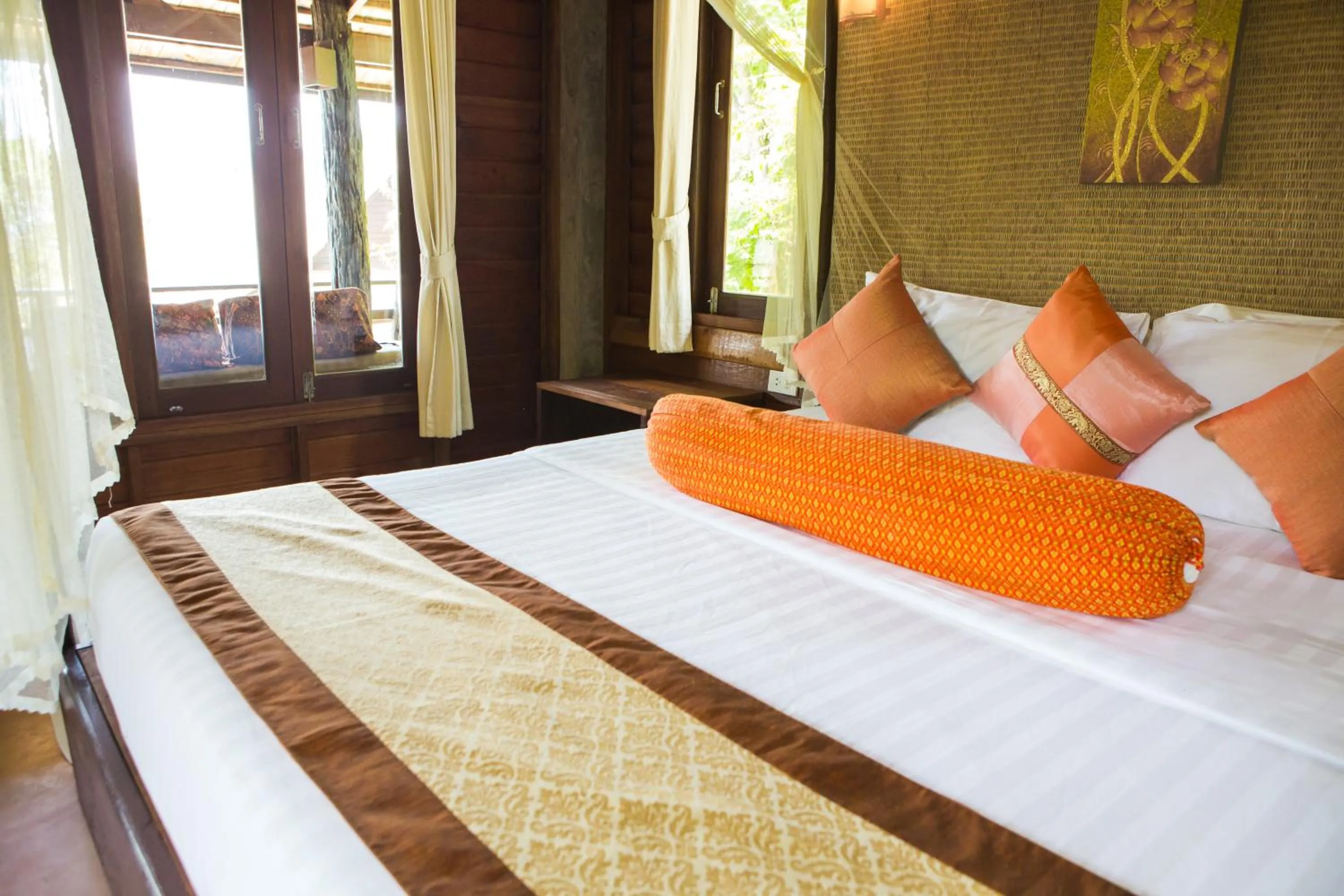 Bed in Sensi Paradise Beach Resort