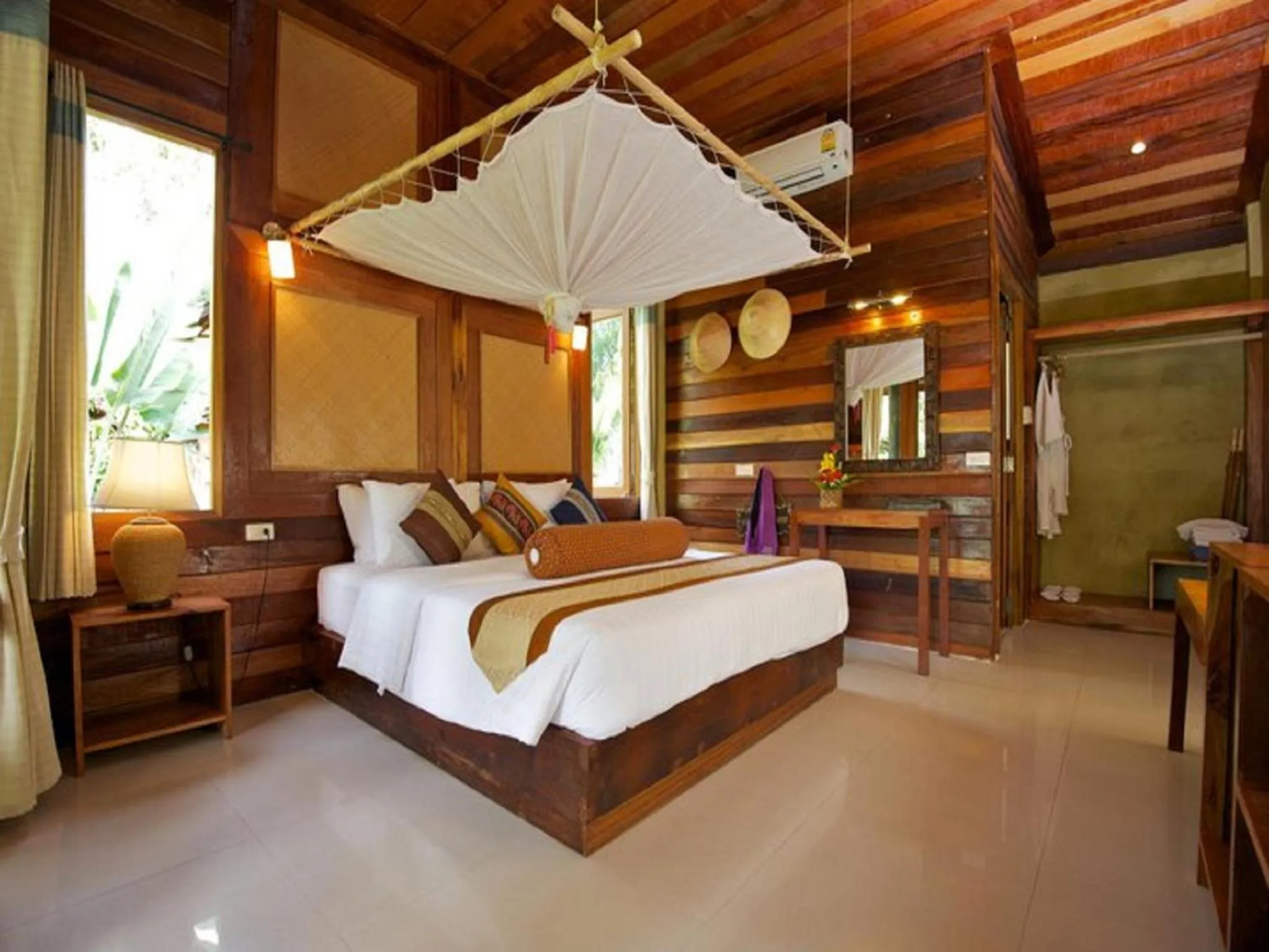 Bed in Sensi Paradise Beach Resort