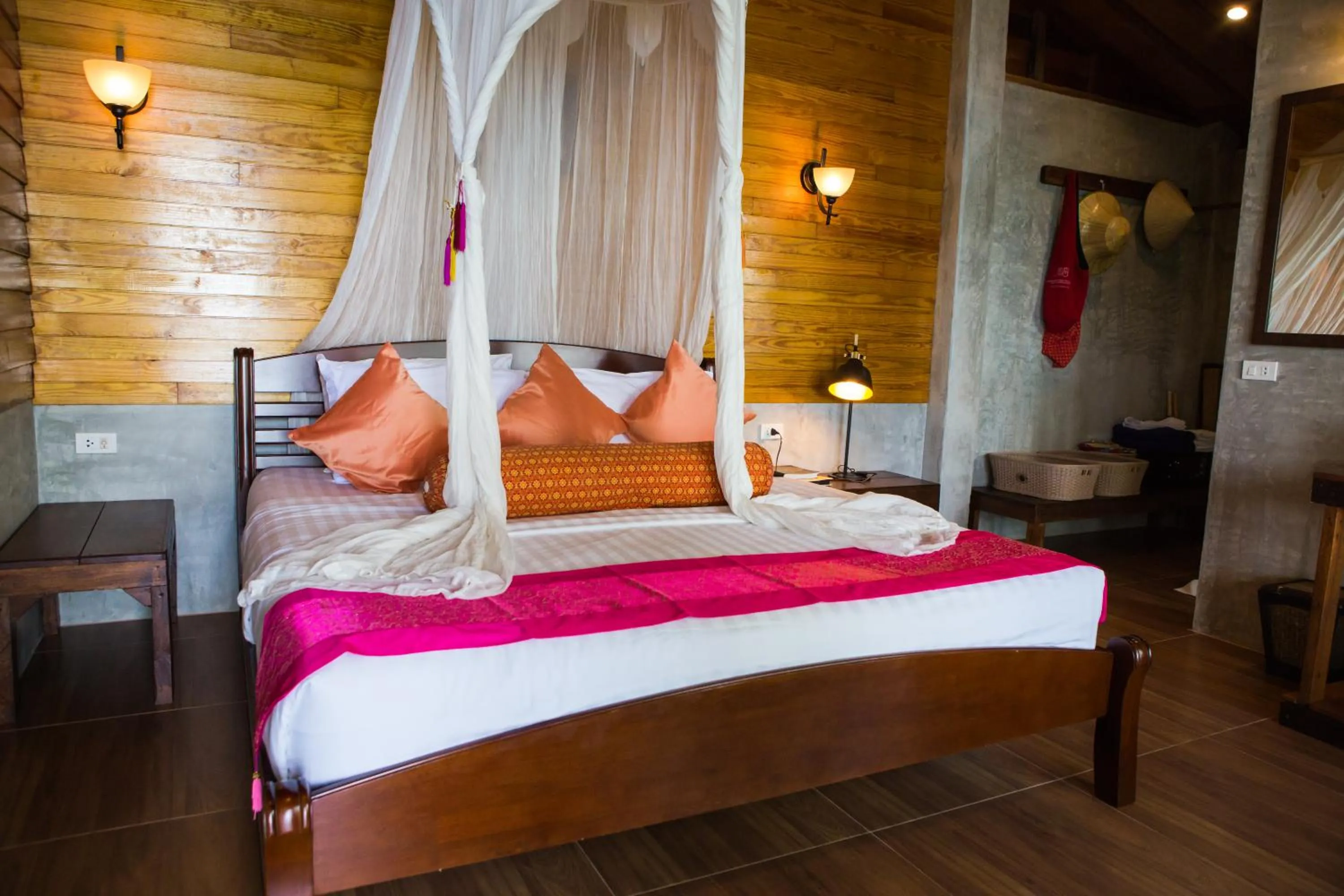 Bed in Sensi Paradise Beach Resort