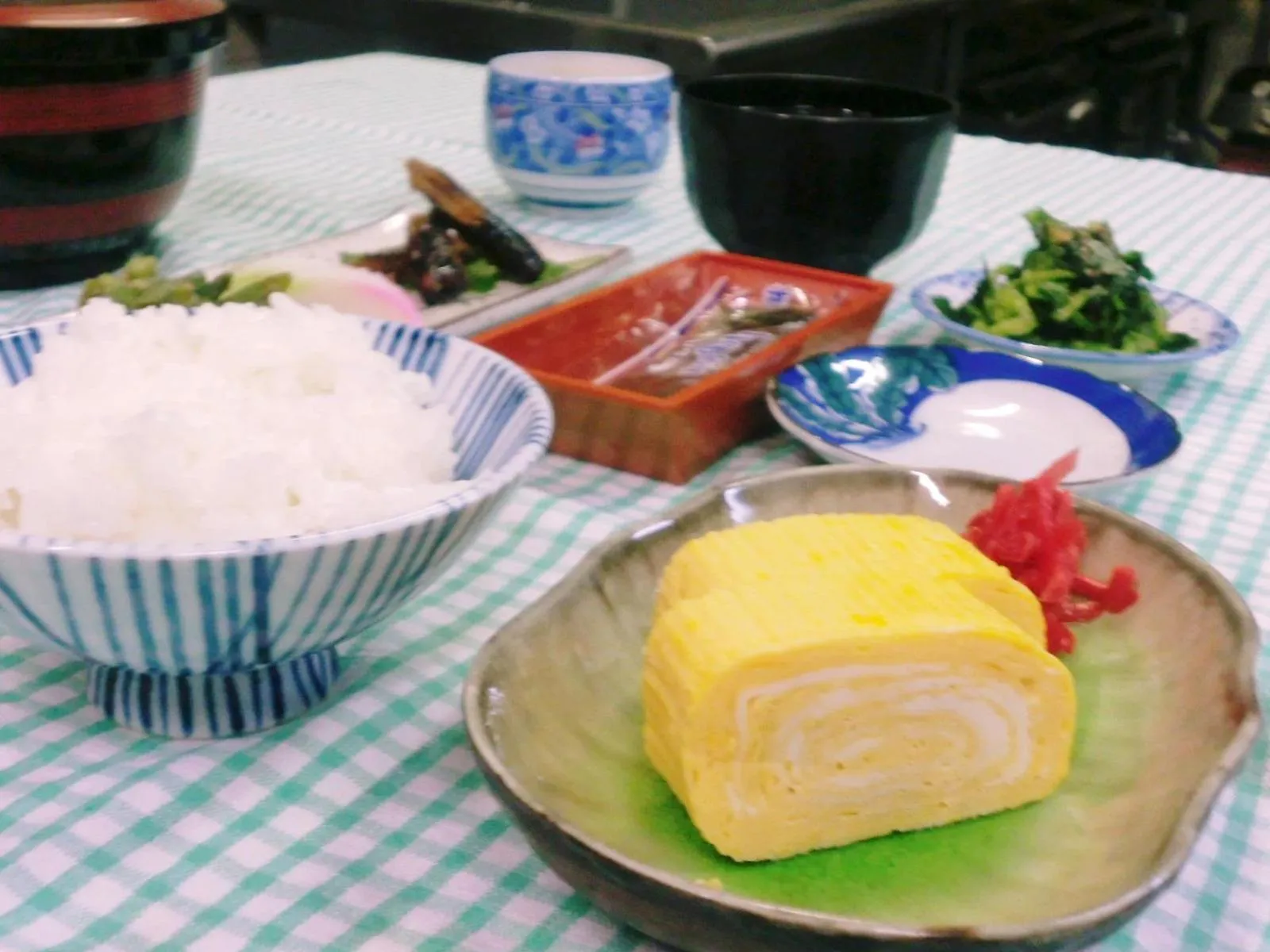 Asian breakfast in Suzukisou