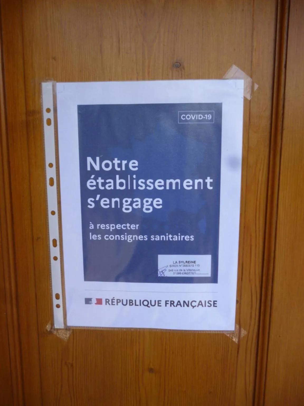 Certificate/Award in La Sylreine