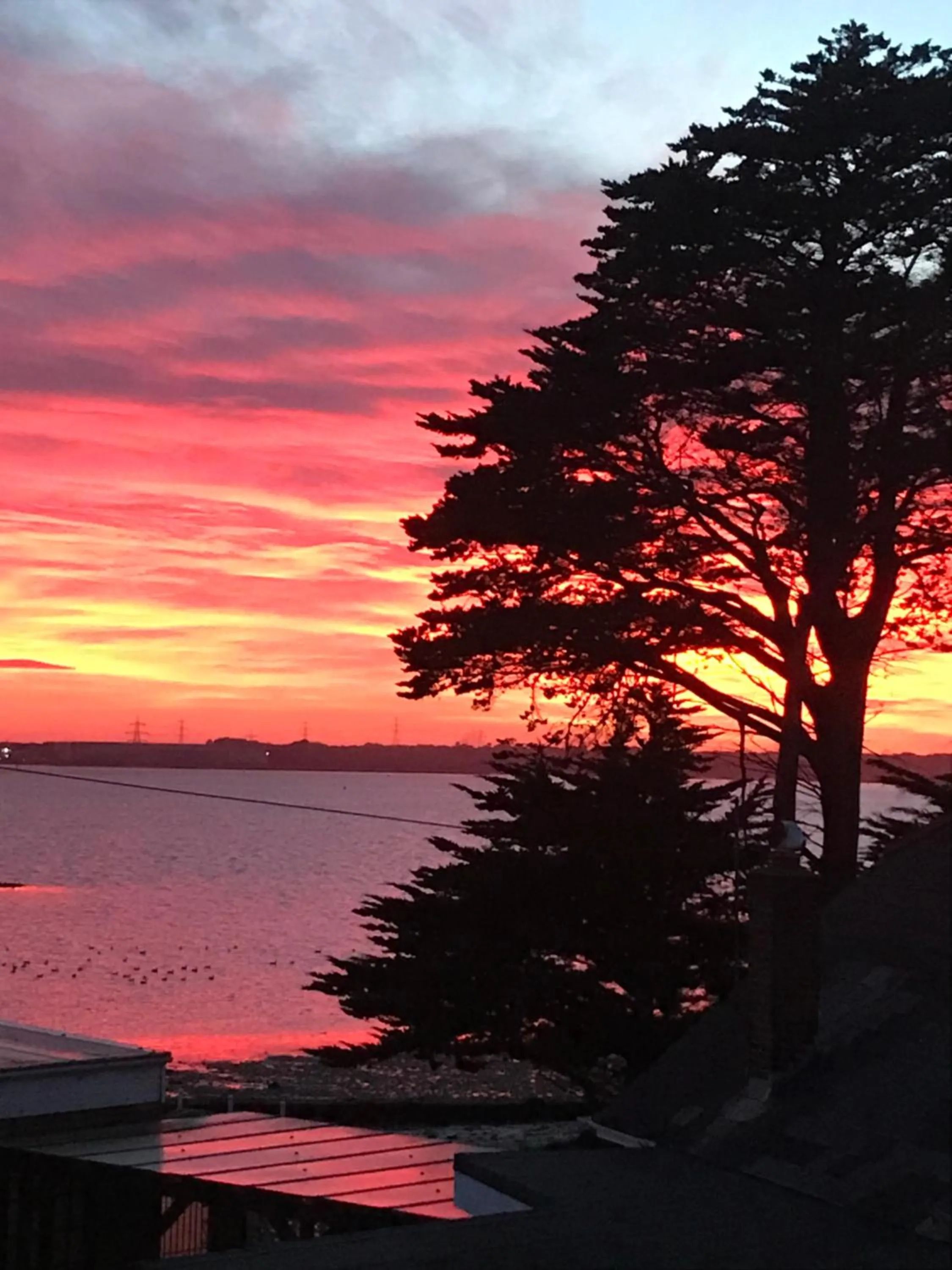 Sunset in Cove Cott Guest Accommodation