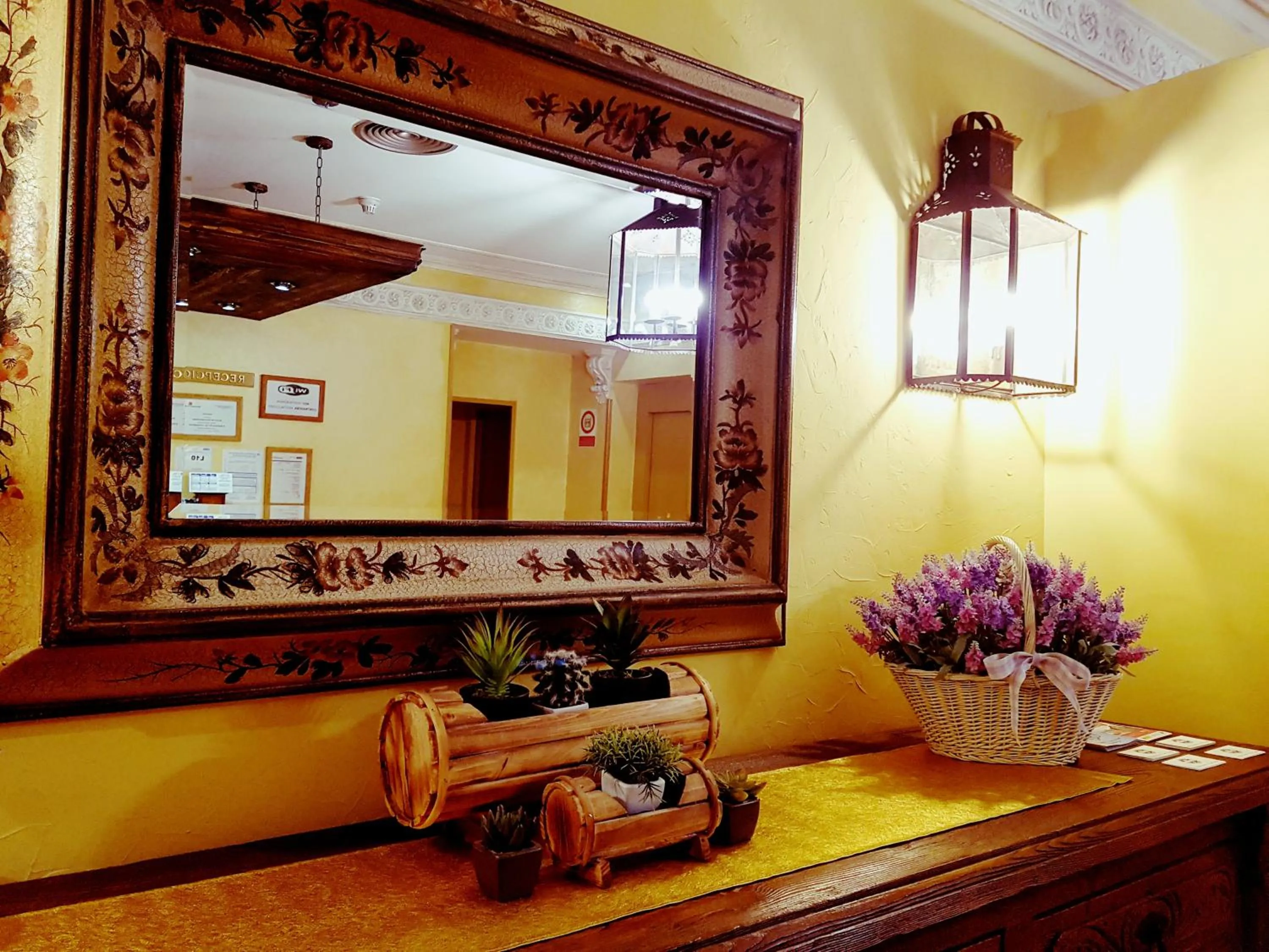 Lobby or reception in Hostal Maria Ronda