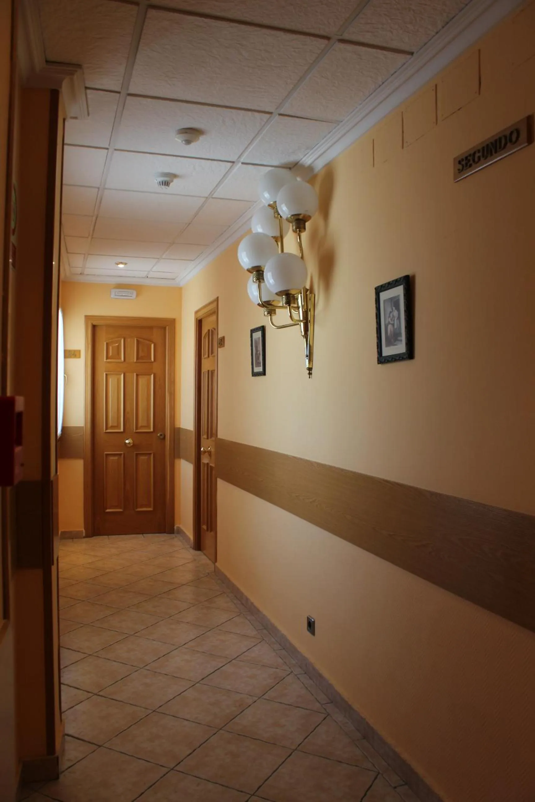 Decorative detail in Hostal Maria Ronda