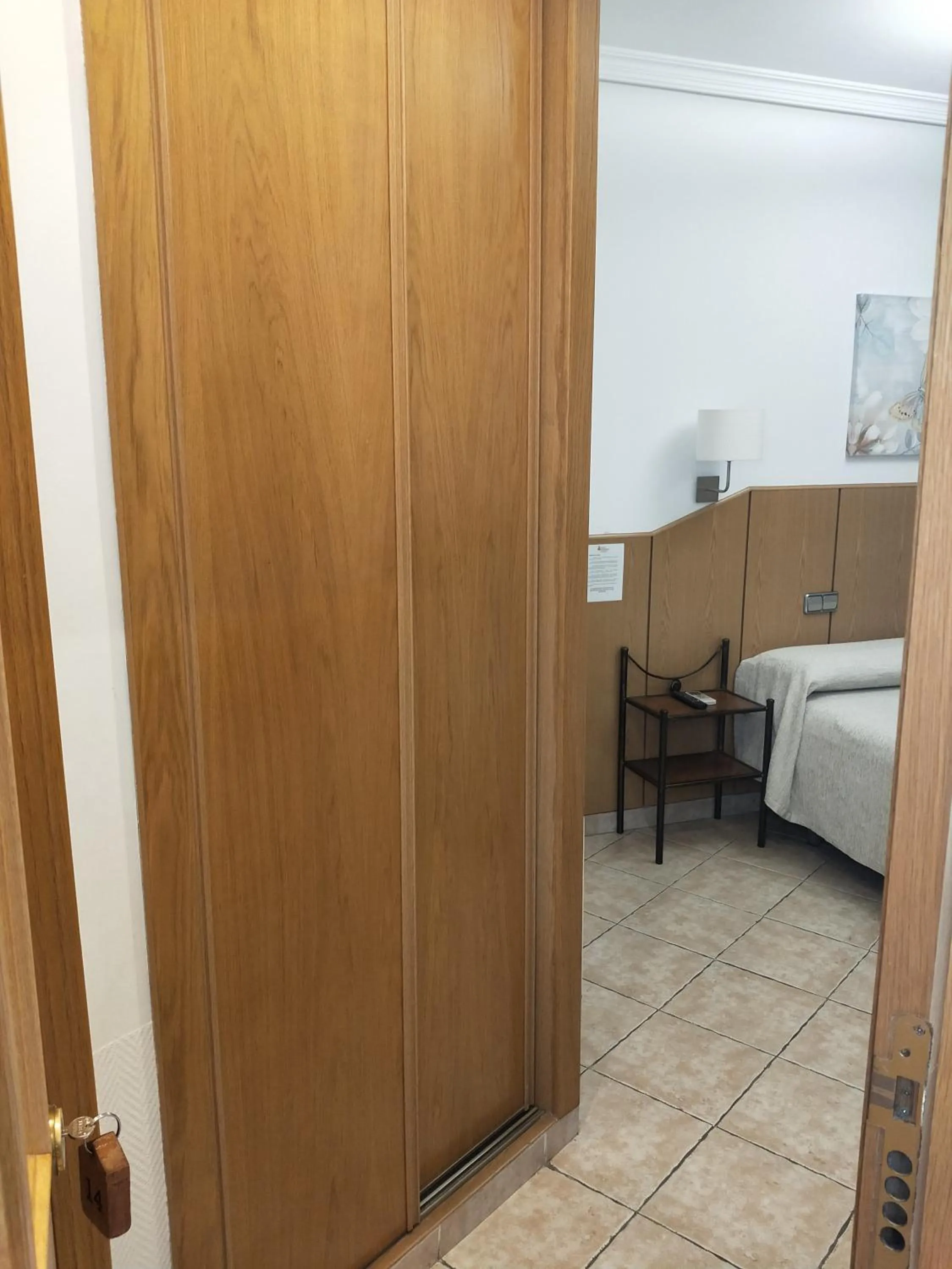 Bed in Hostal Maria Ronda