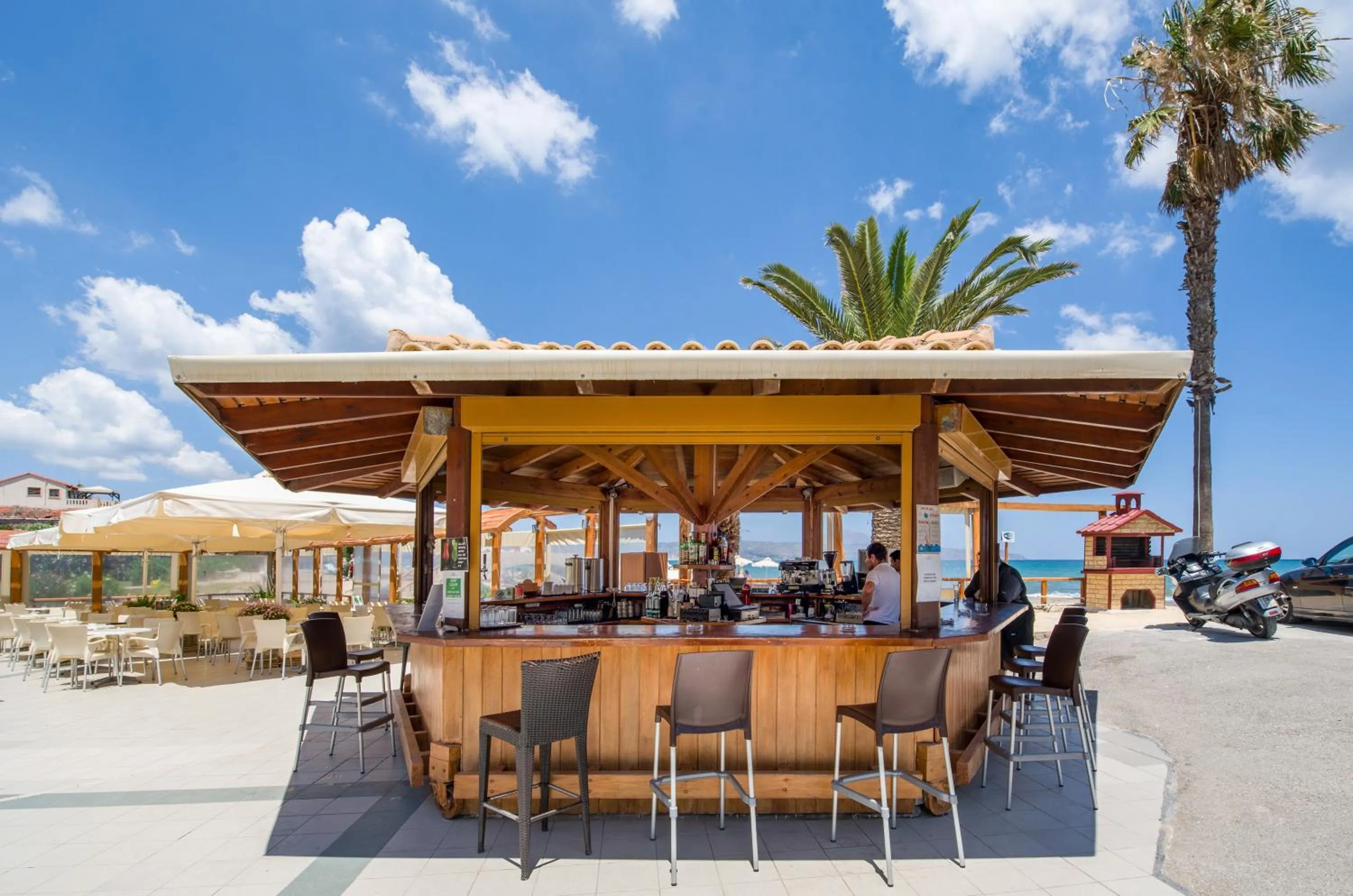 Lounge or bar in Kalyves Beach Hotel