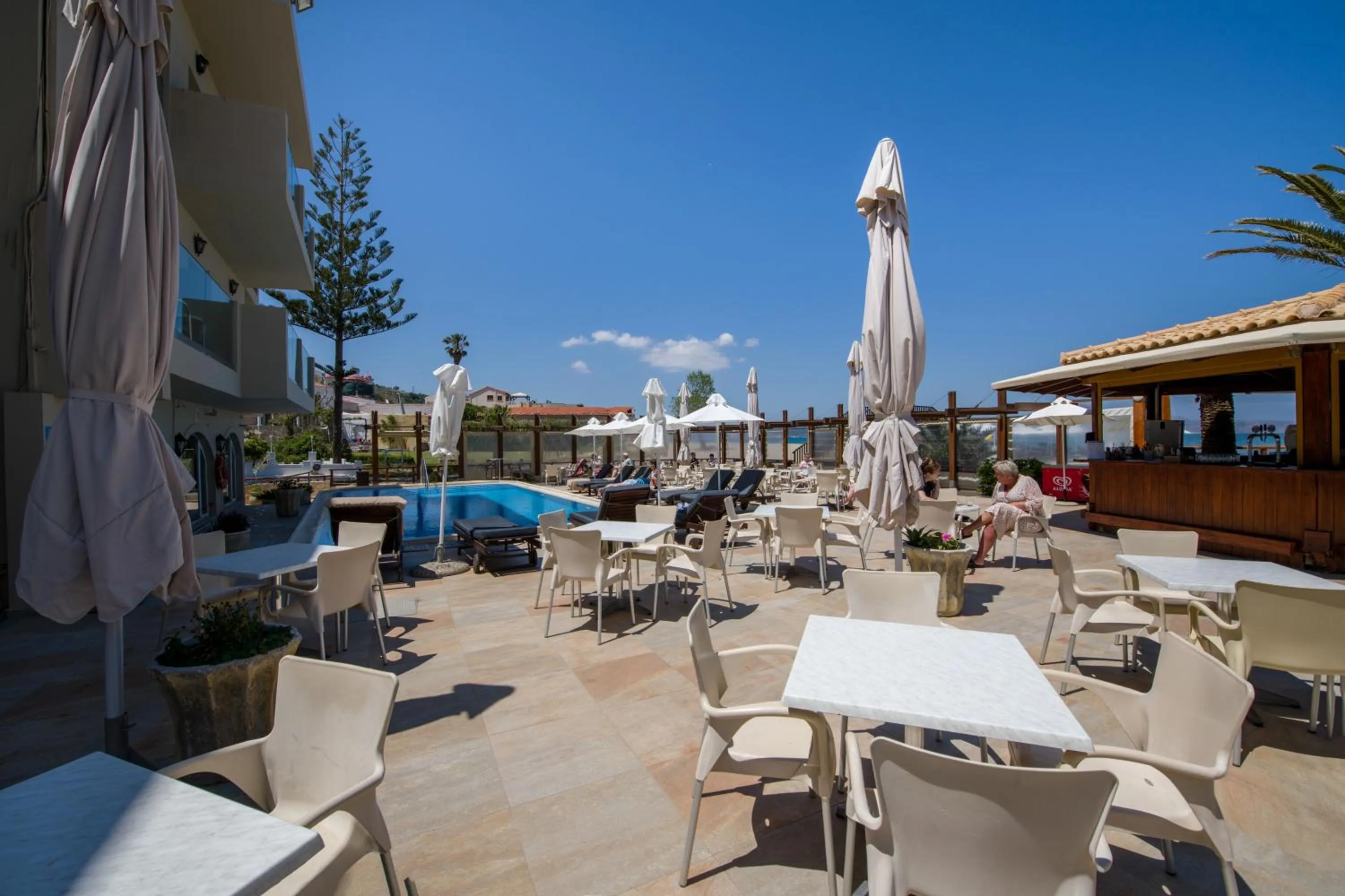 Lounge or bar in Kalyves Beach Hotel