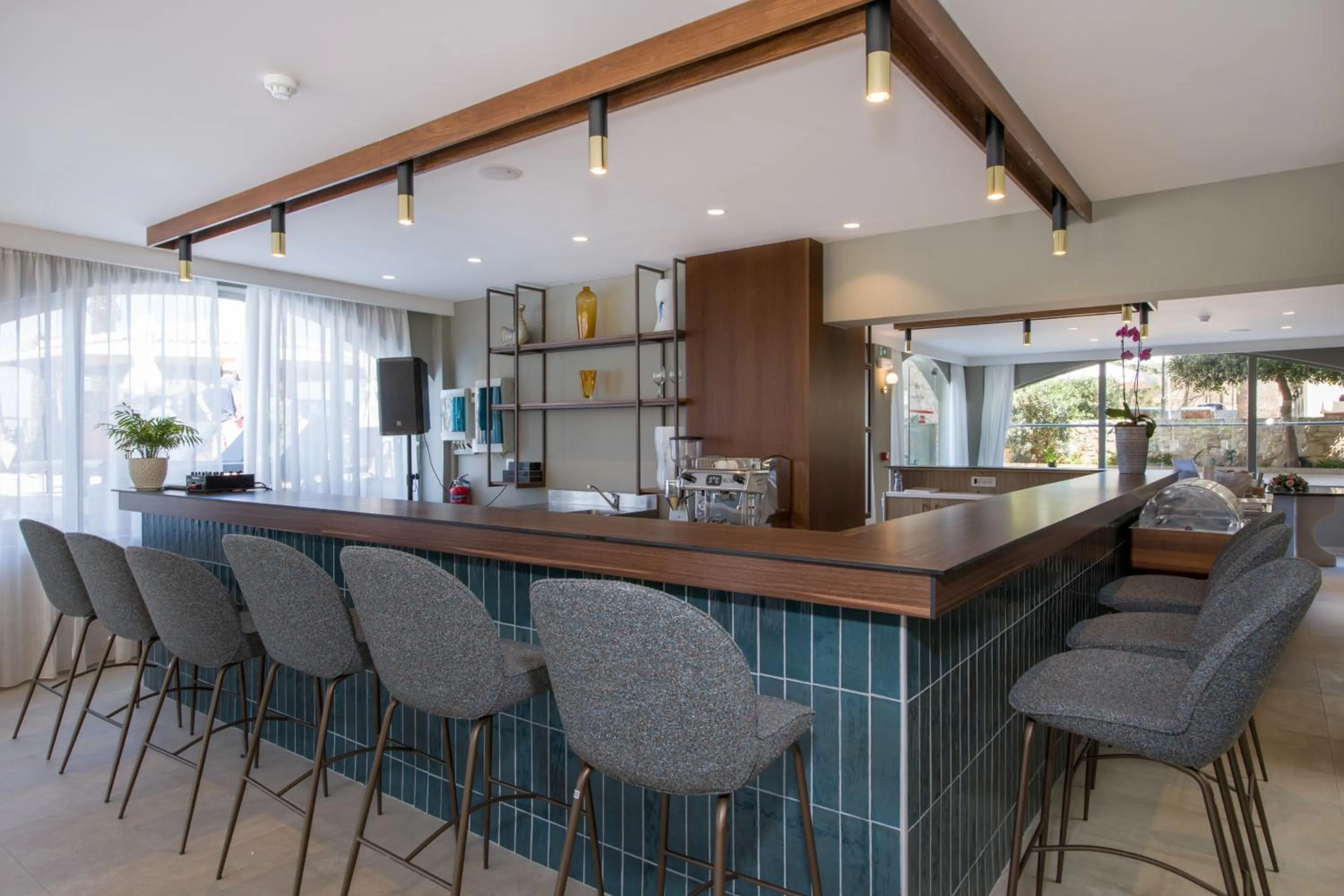 Lounge or bar in Kalyves Beach Hotel