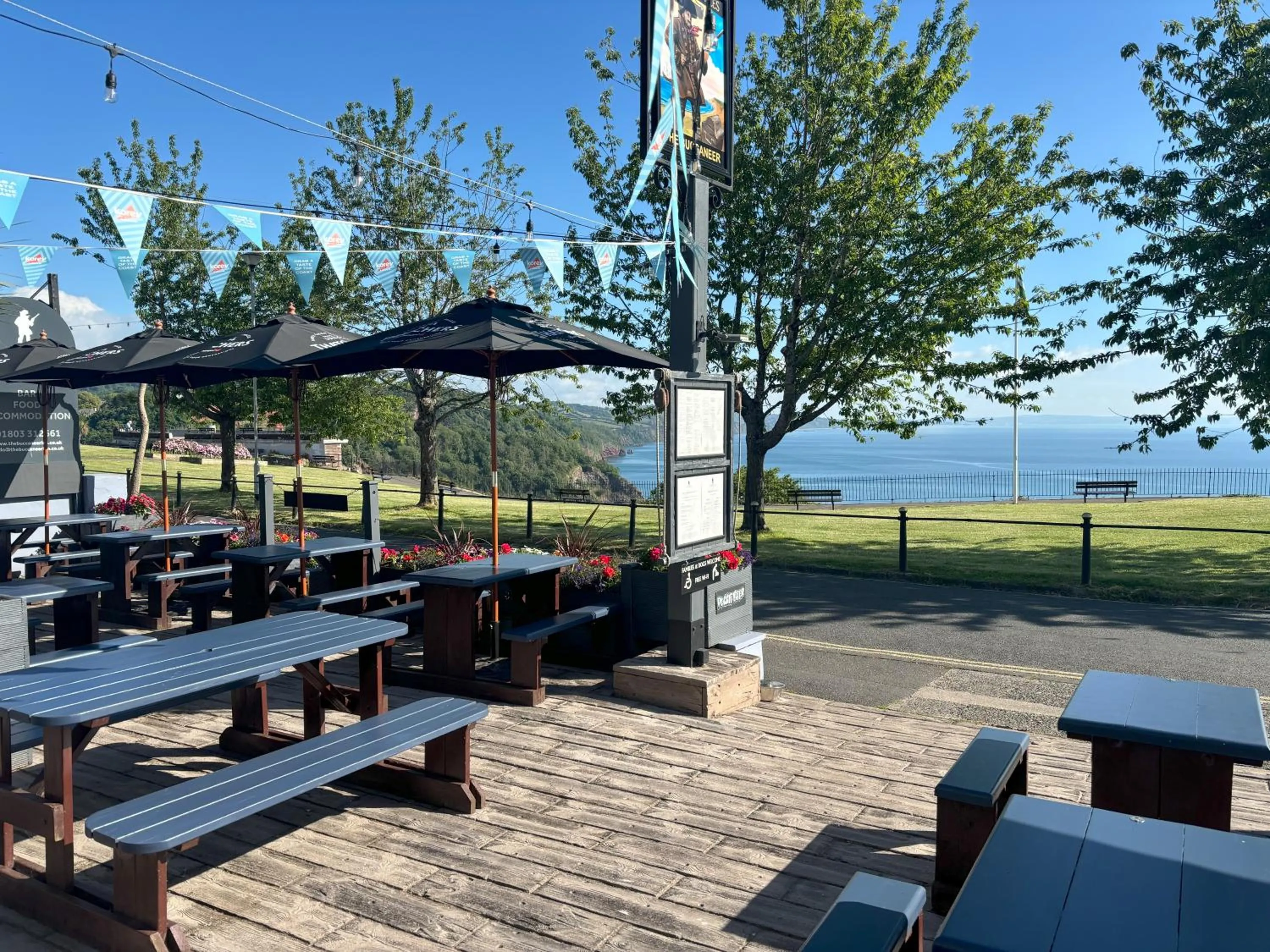 Sea view in The Buccaneer Inn