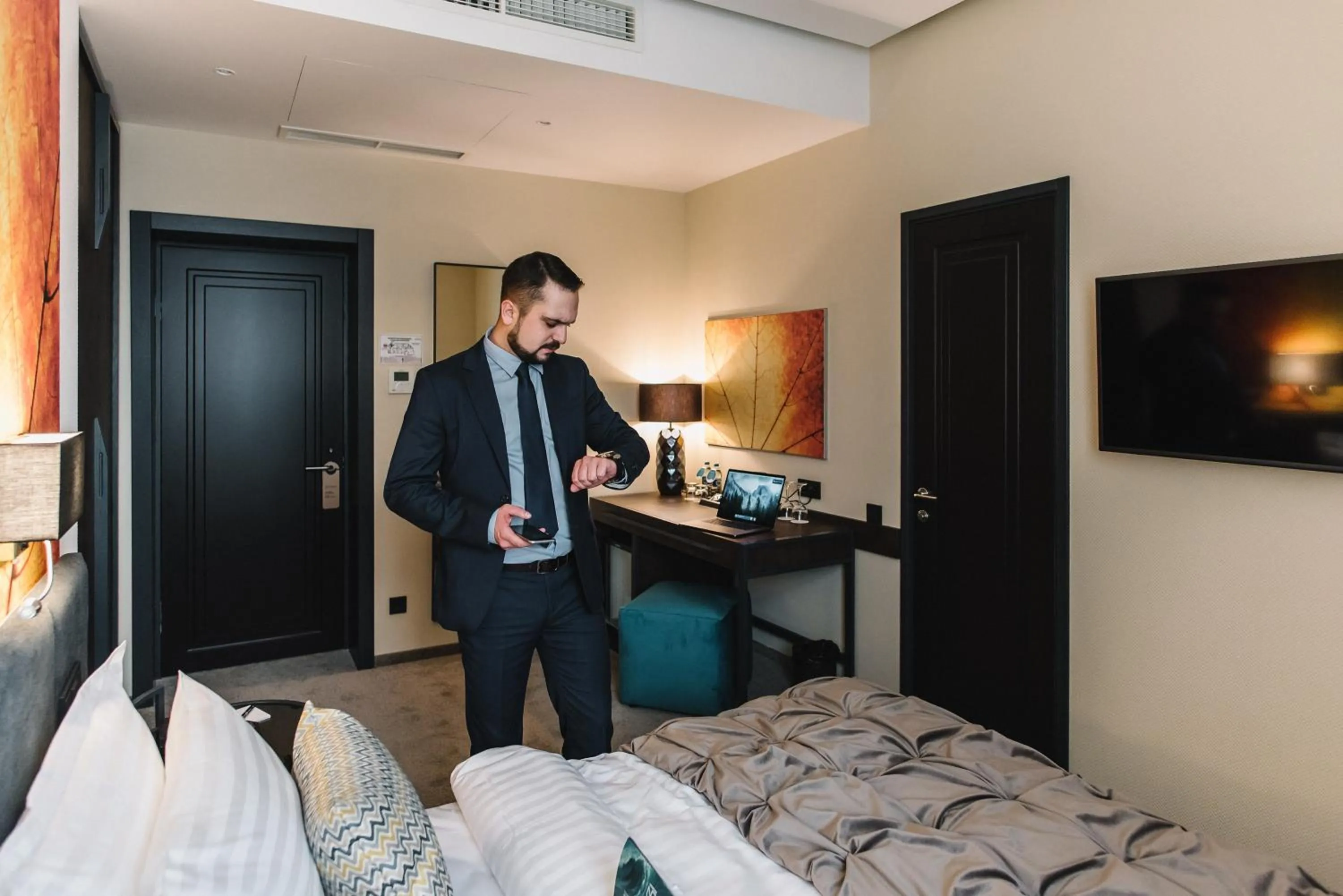 Photo of the whole room, Bed in Noble Boutique Hotel