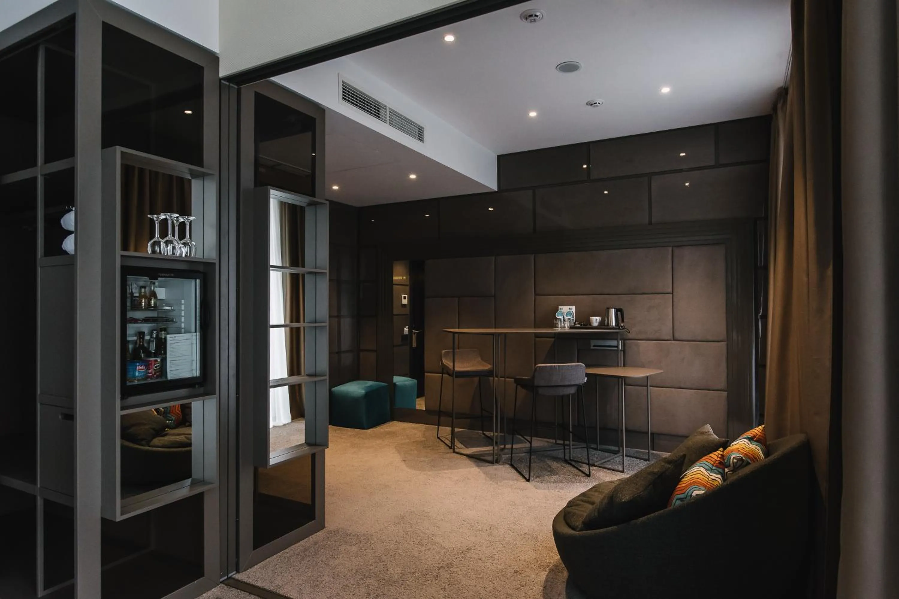 Seating area in Noble Boutique Hotel