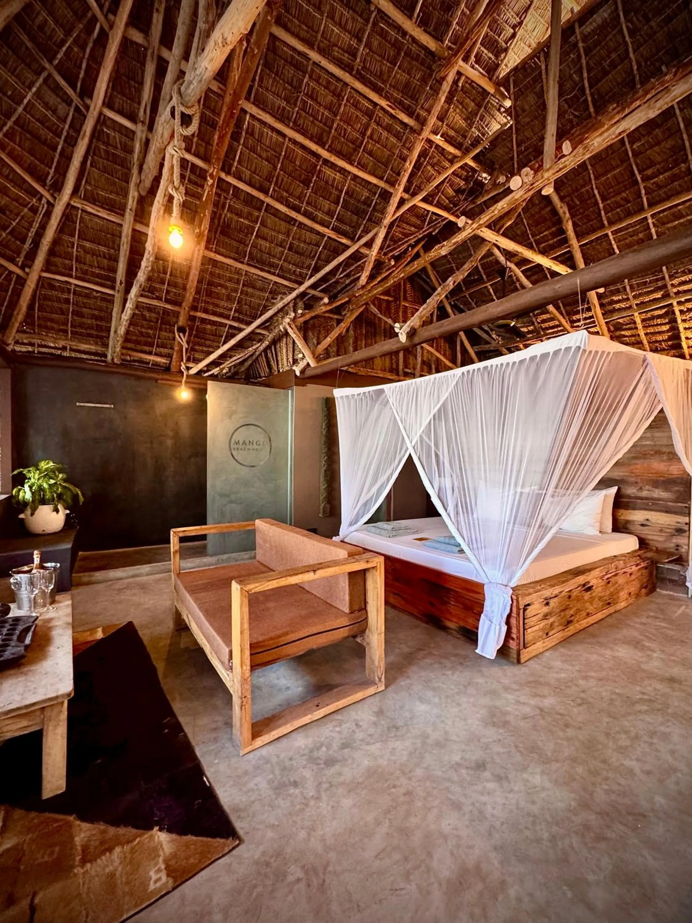 Bed in Mango Beach House