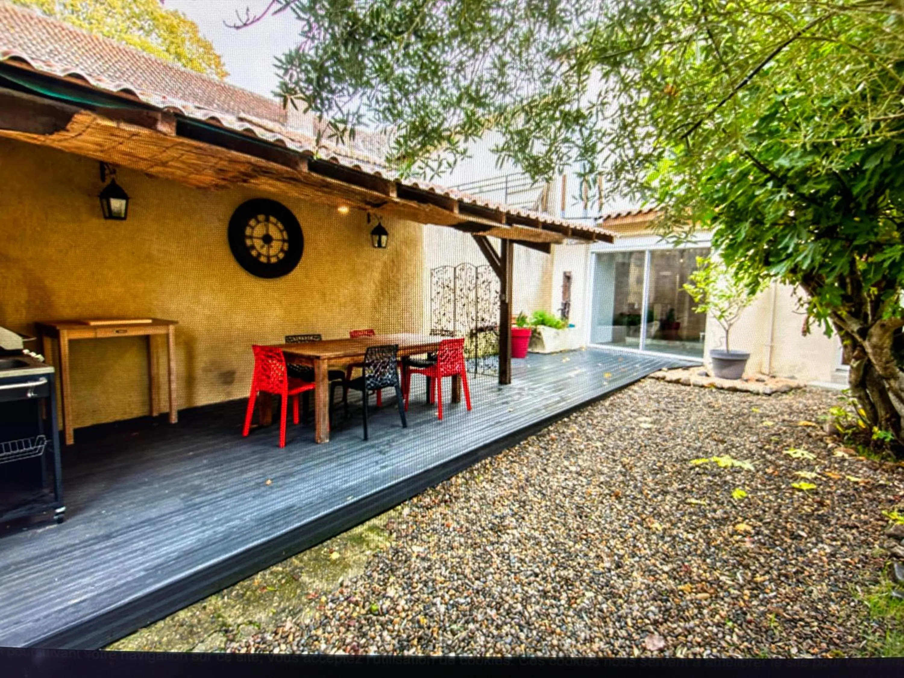 Balcony/Terrace in Chambre d'Hôtes La Cour des Saligues