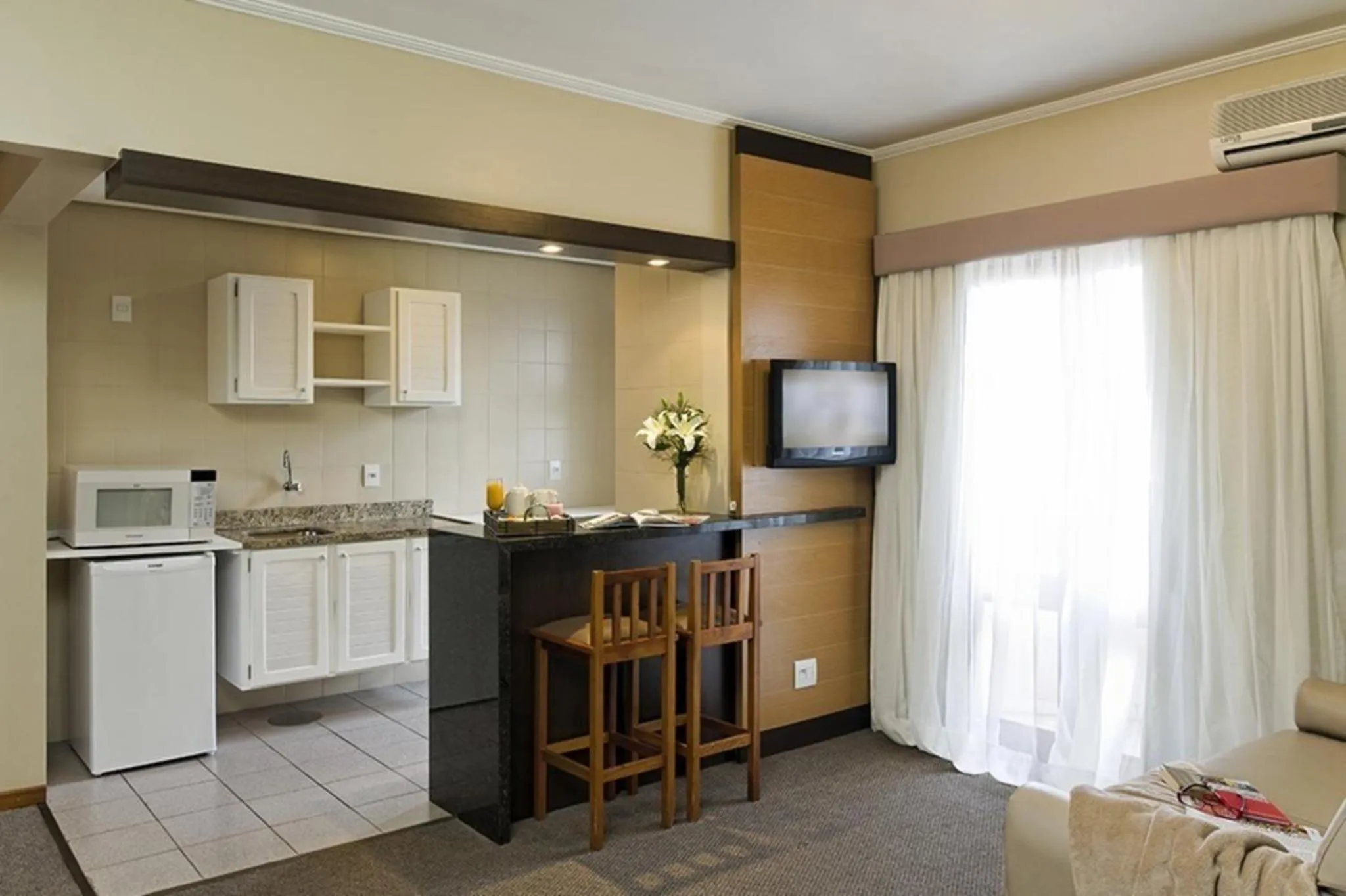 Kitchen or kitchenette in Piazza Navona Porto Alegre by Intercity