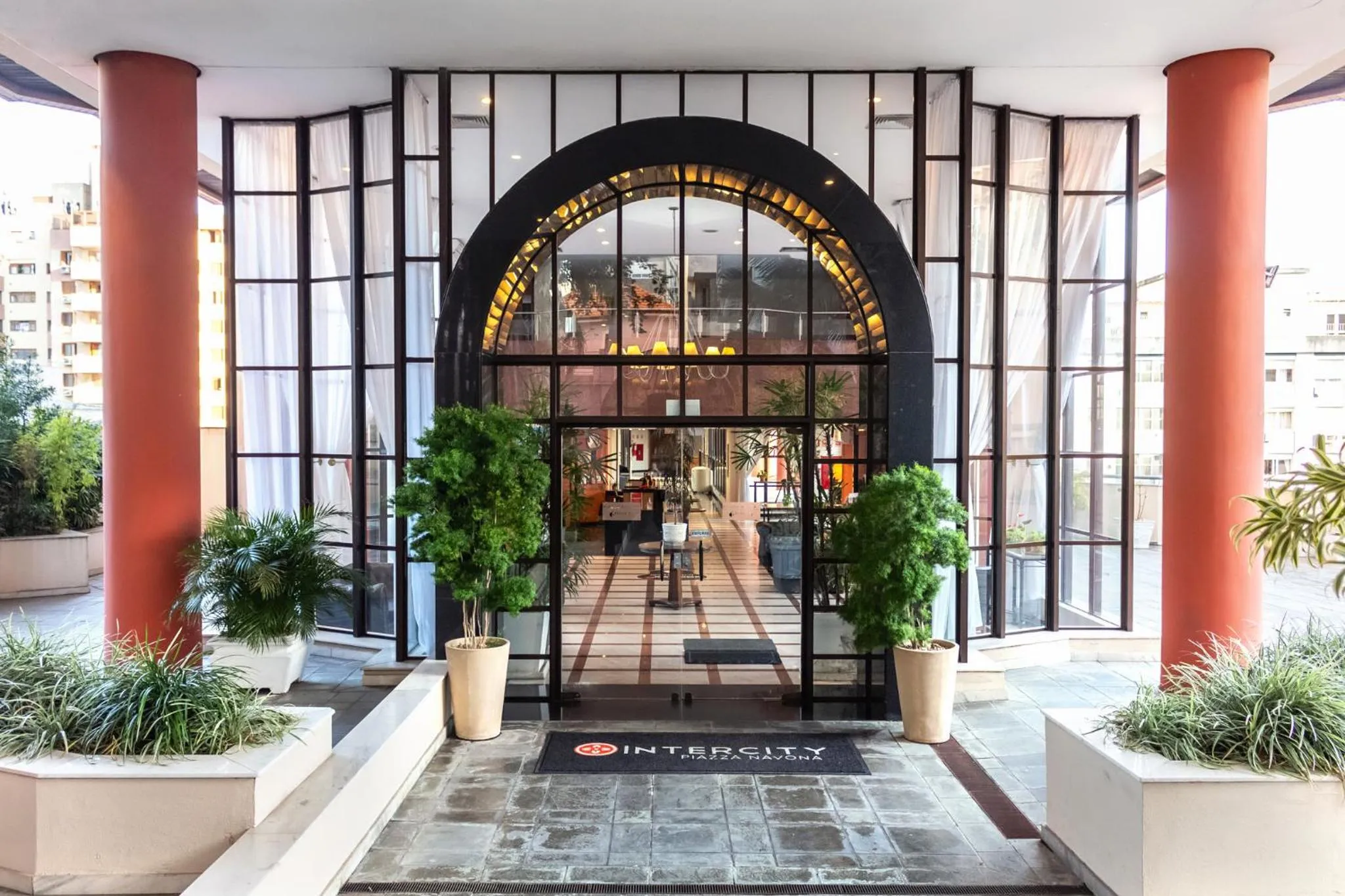 Facade/entrance in Piazza Navona Porto Alegre by Intercity