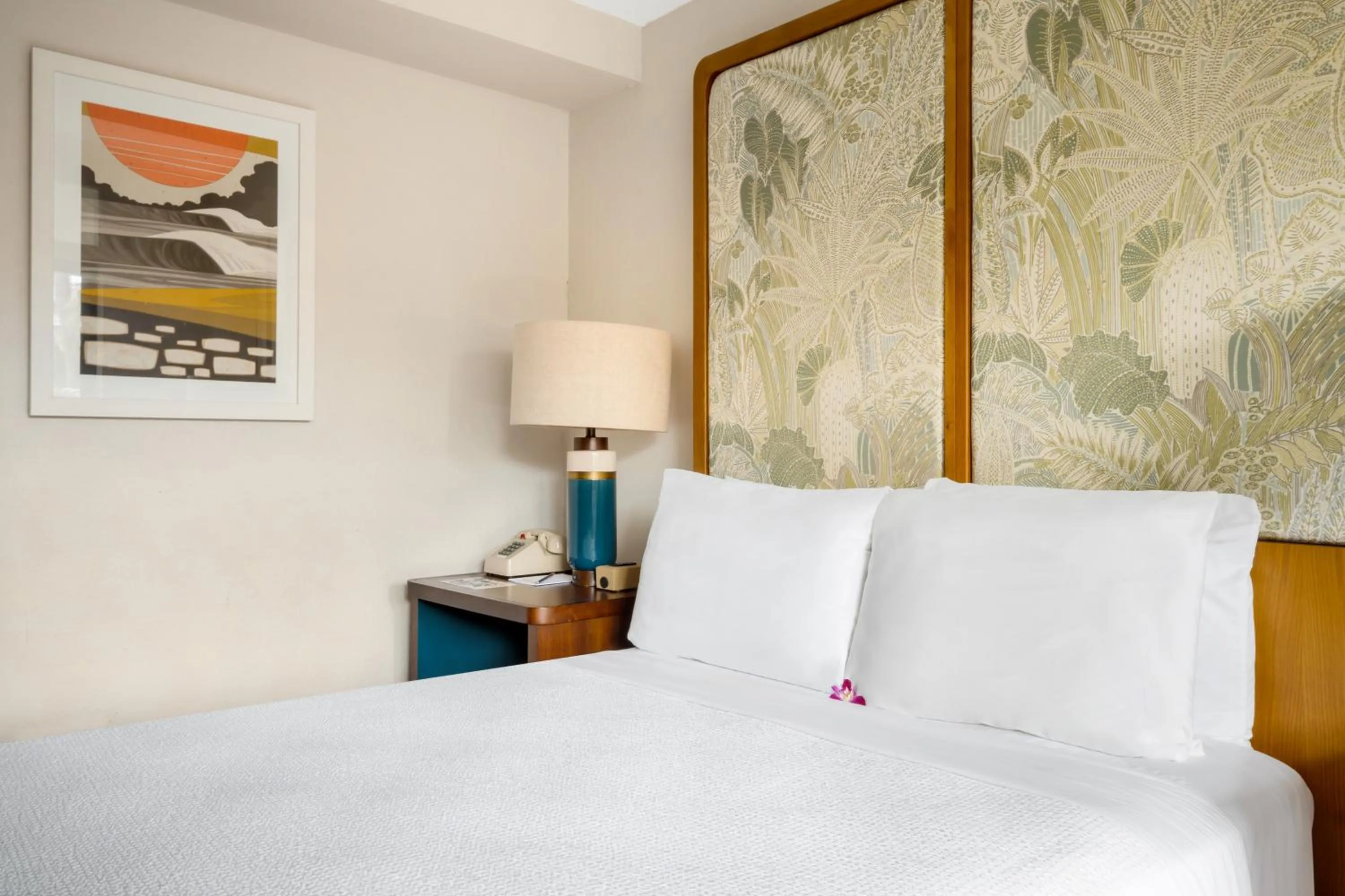 Bed in White Sands Hotel