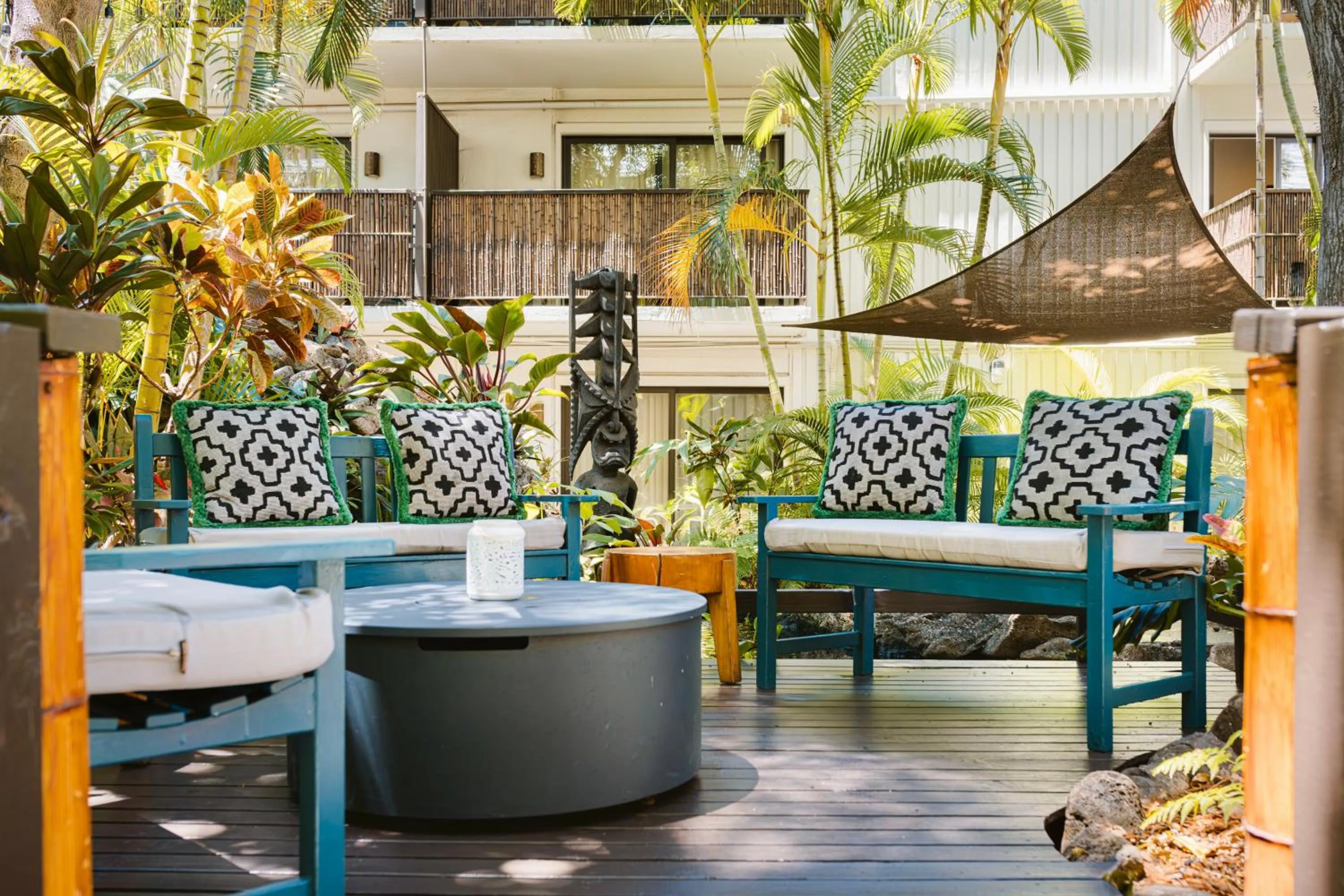 Patio in White Sands Hotel