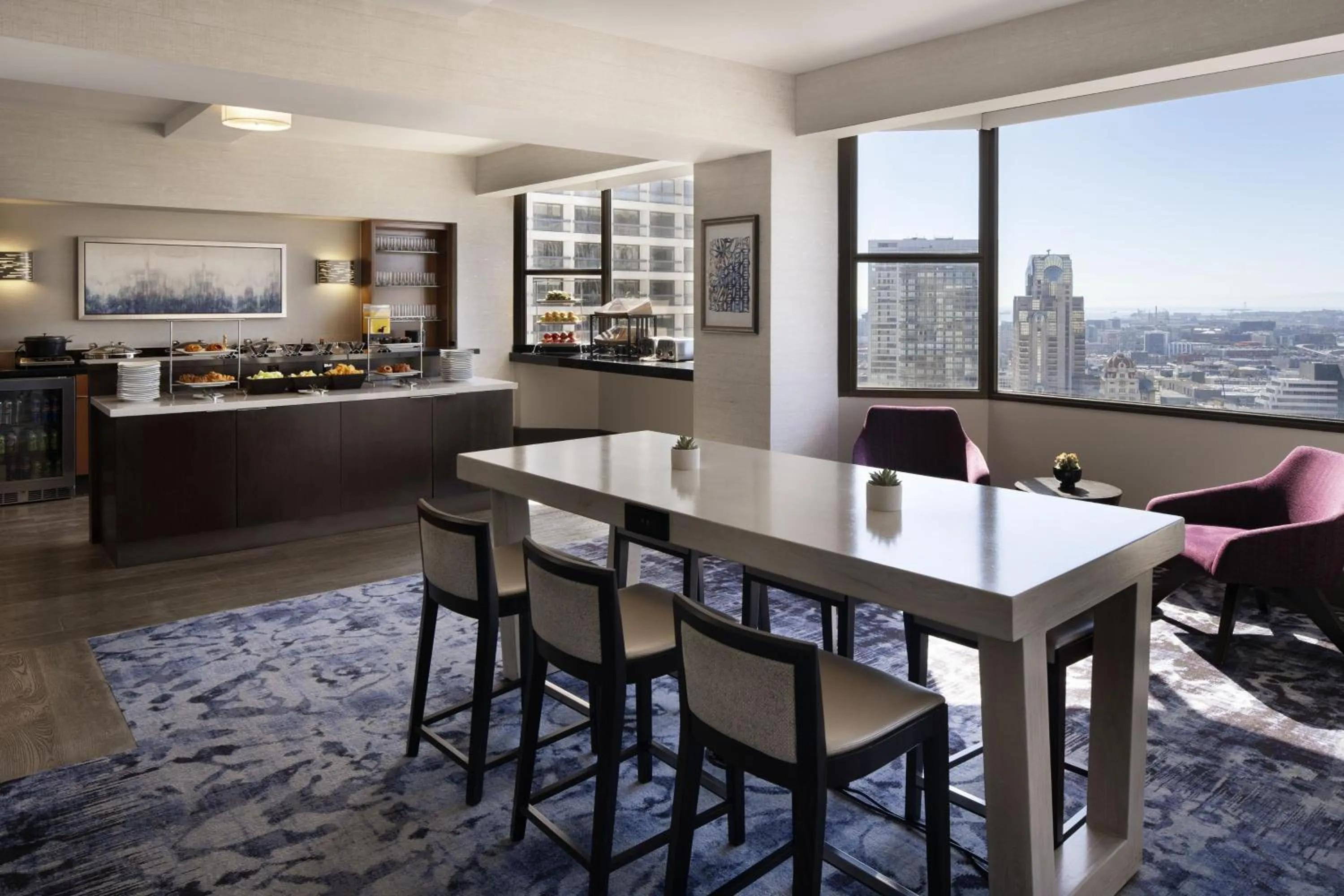 Lounge or bar in San Francisco Marriott Union Square