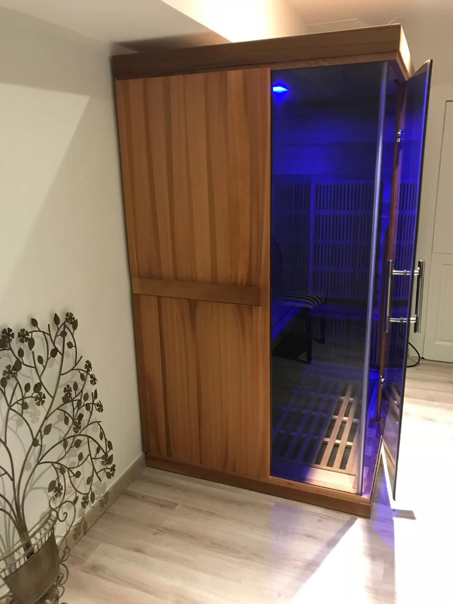 Sauna in Chambres d'hotes de Pouzelande